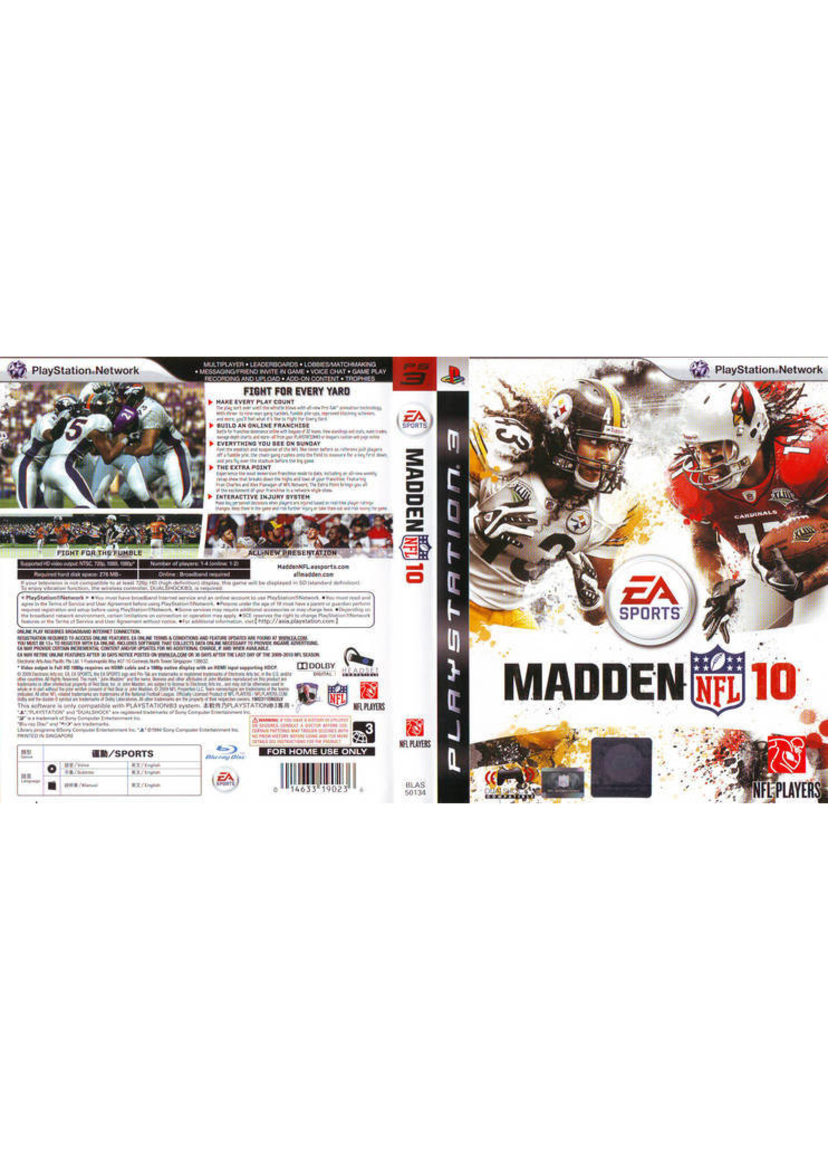Sony Playstation 3 (PS3) Madden NFL 10