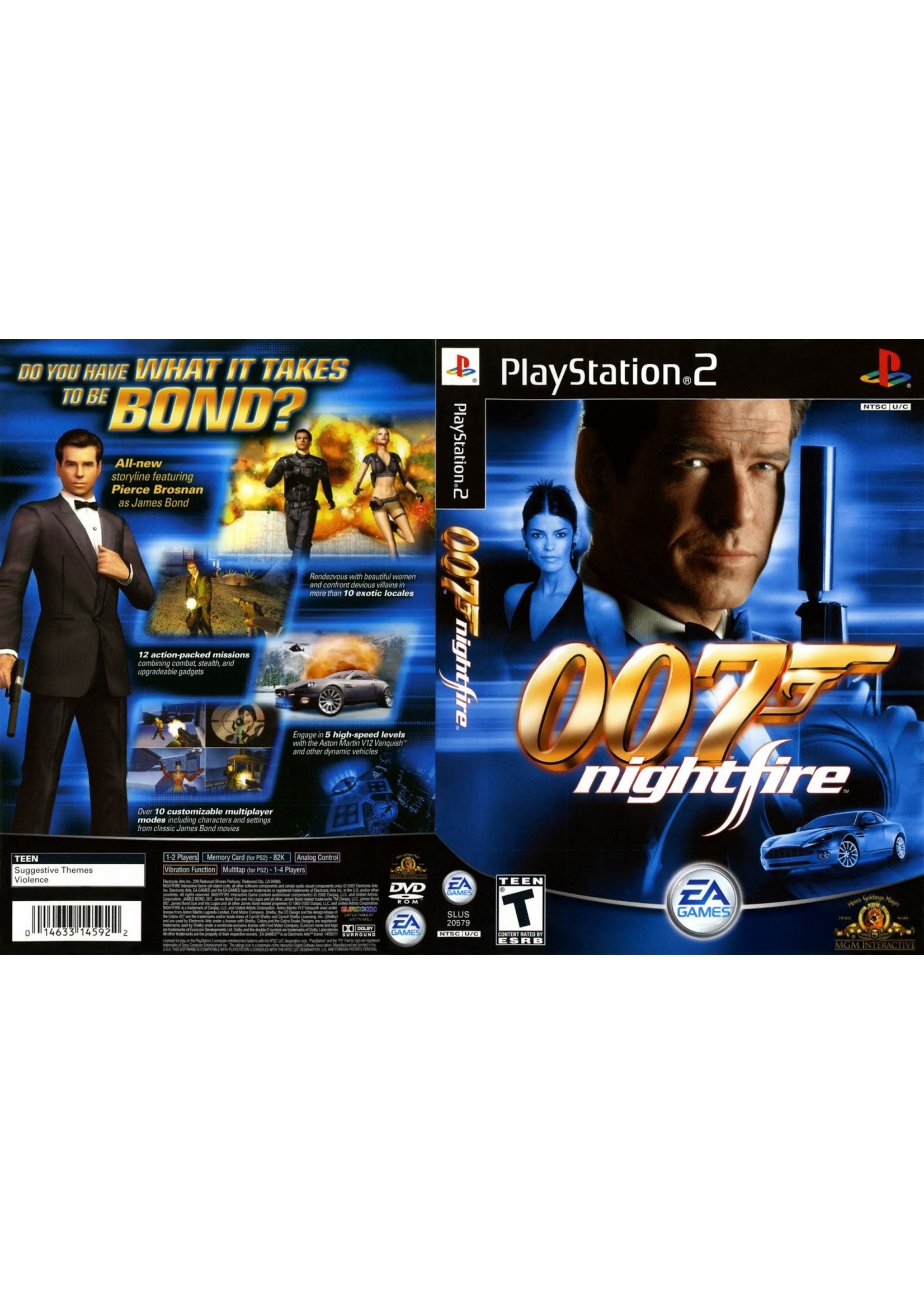 Sony Playstation 2 (PS2) 007 Nightfire