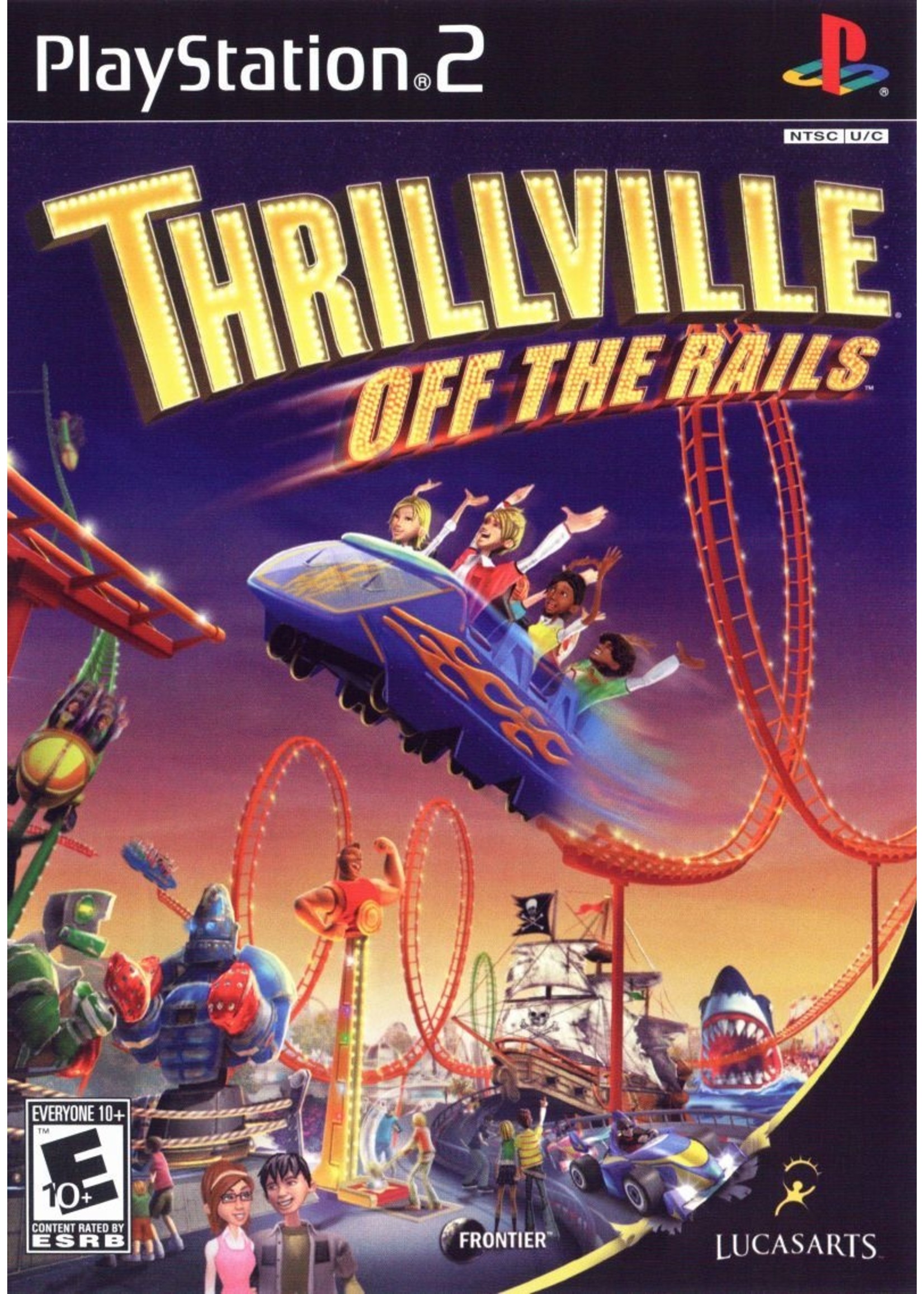 Sony Playstation 2 (PS2) Thrillville Off The Rails