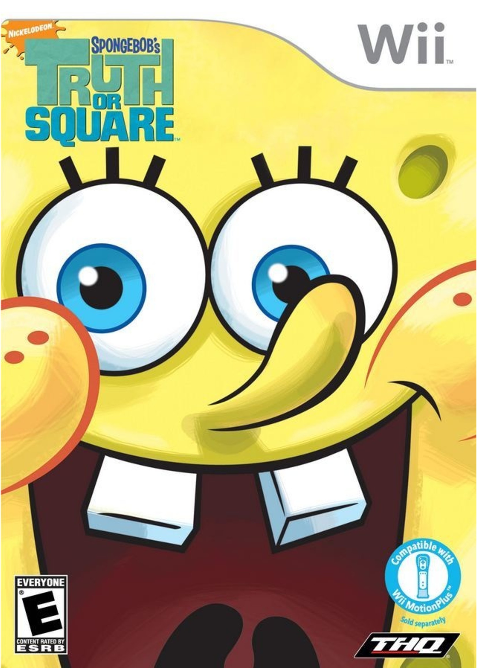 Nintendo Wii SpongeBob's Truth or Square