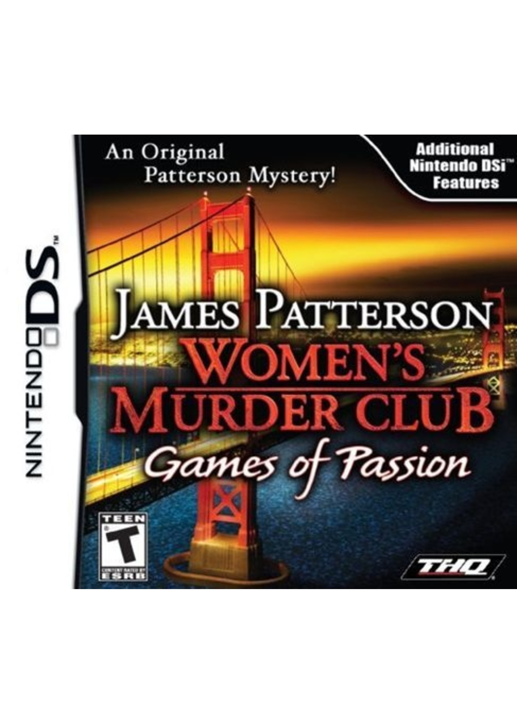 Nintendo DS James Patterson's Women's Murder Club: Games of Passion - Cart Only