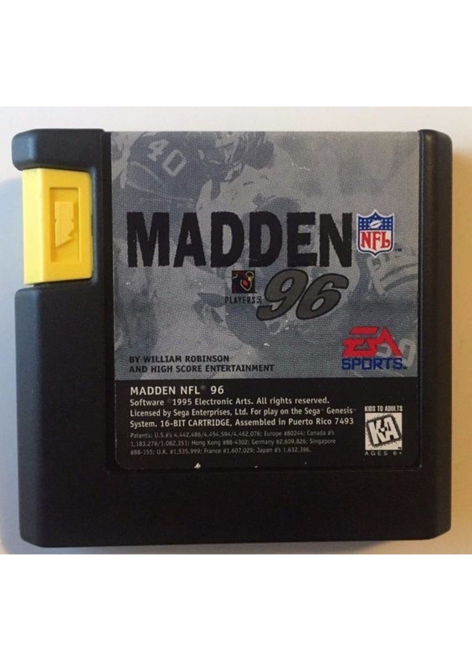 Sega Genesis Madden NFL 96