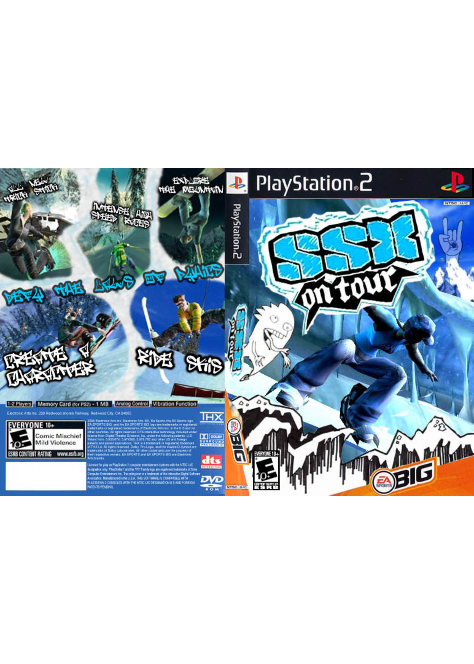 Sony Playstation 2 (PS2) SSX On Tour