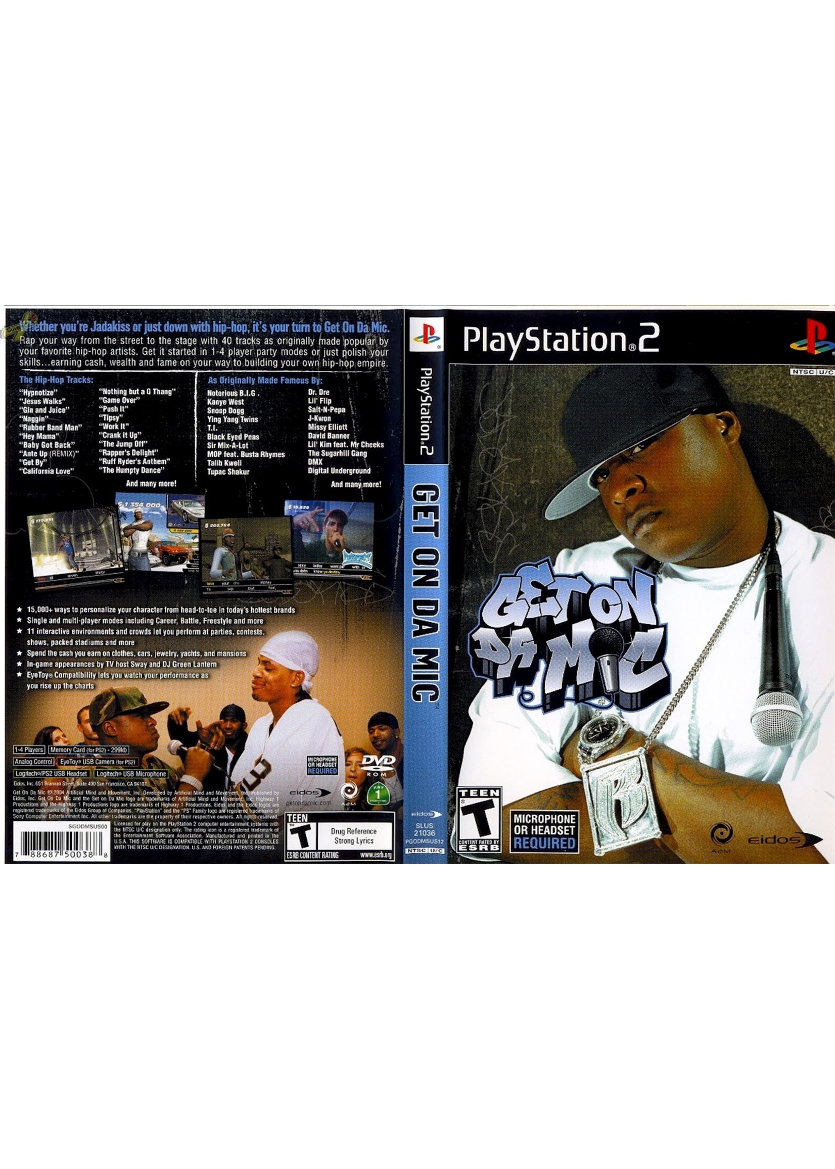 Sony Playstation 2 (PS2) Get on Da Mic