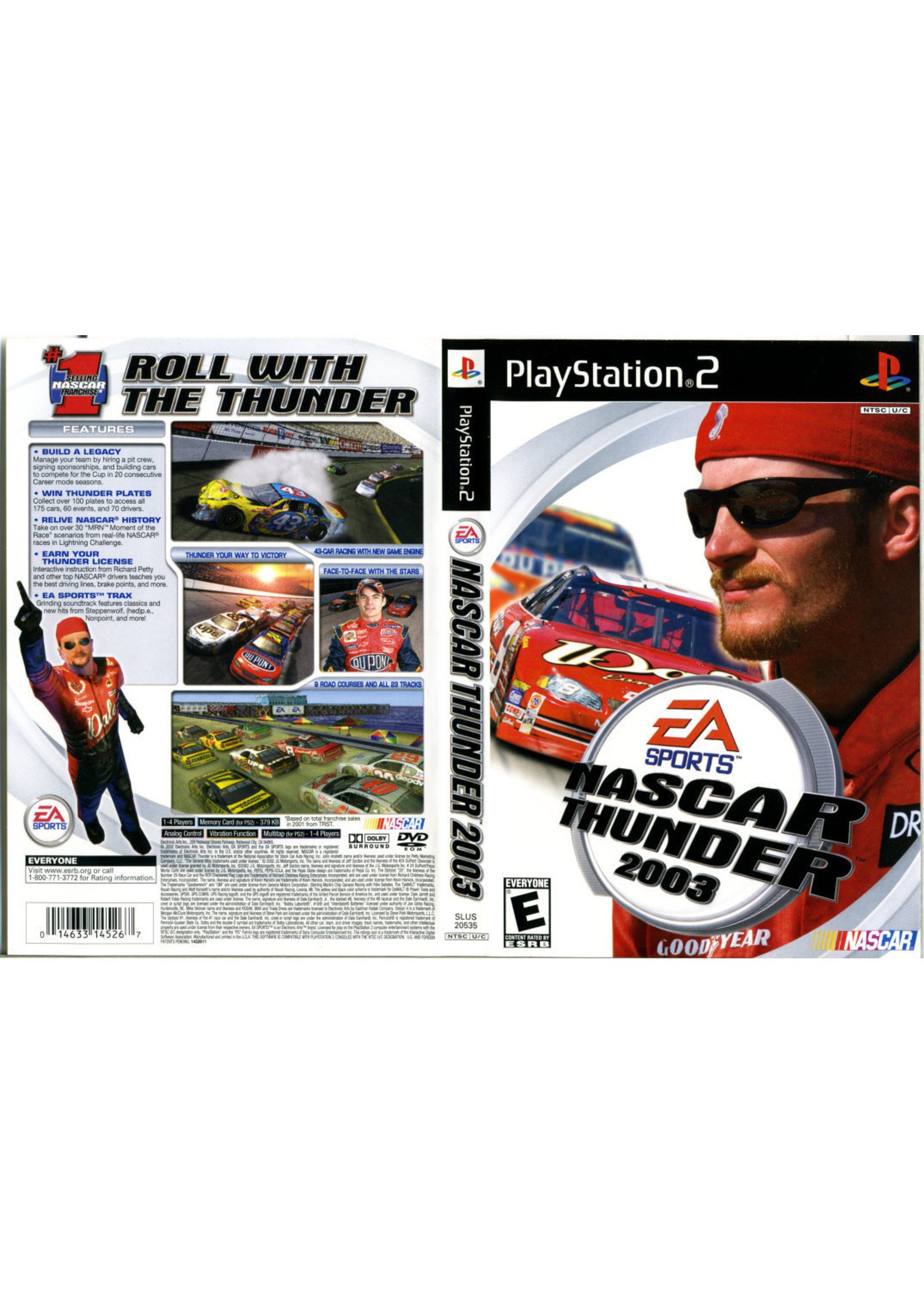 Sony Playstation 2 (PS2) NASCAR Thunder 2003
