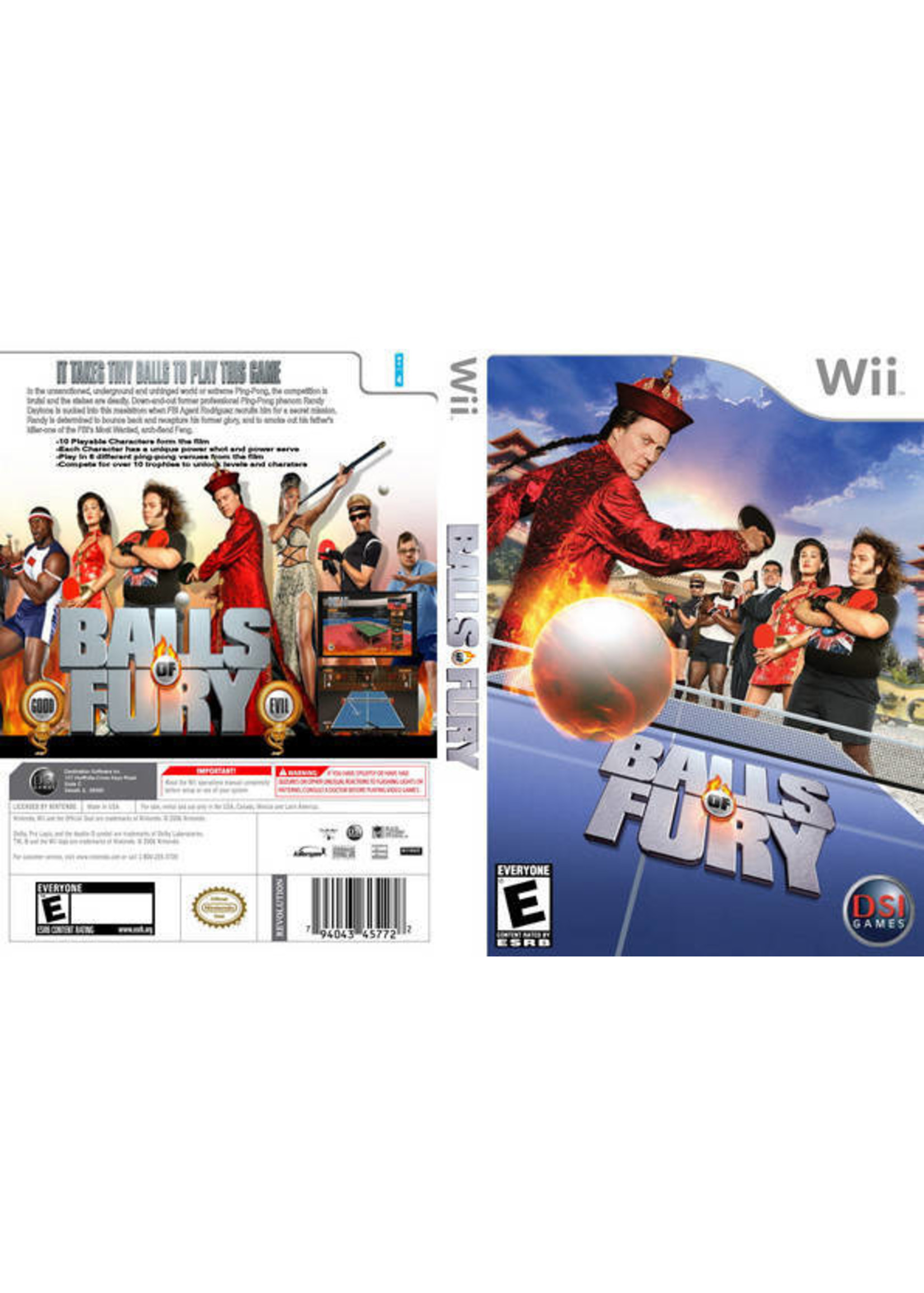 Nintendo Wii Balls of Fury