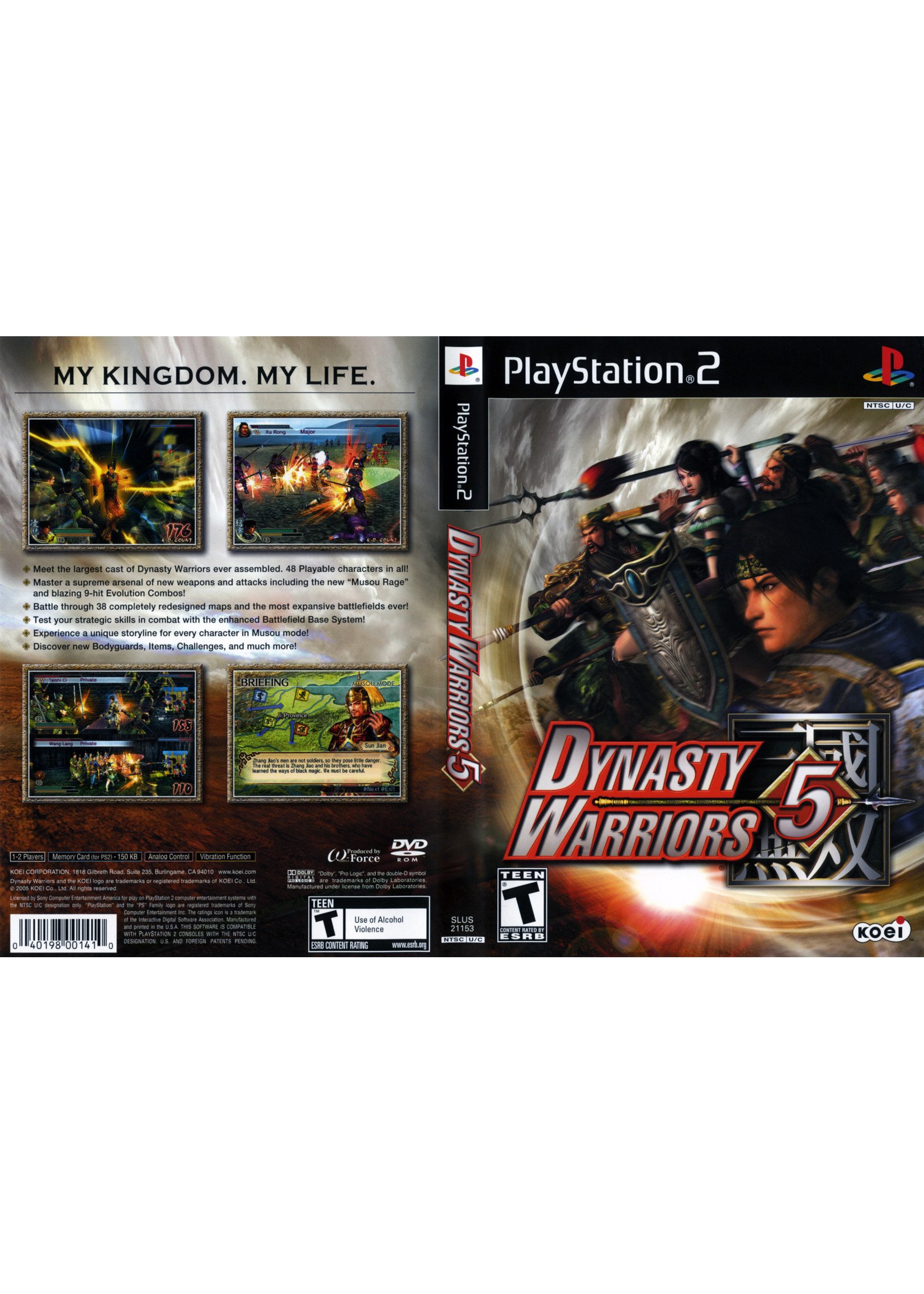 Sony Playstation 2 (PS2) Dynasty Warriors 5