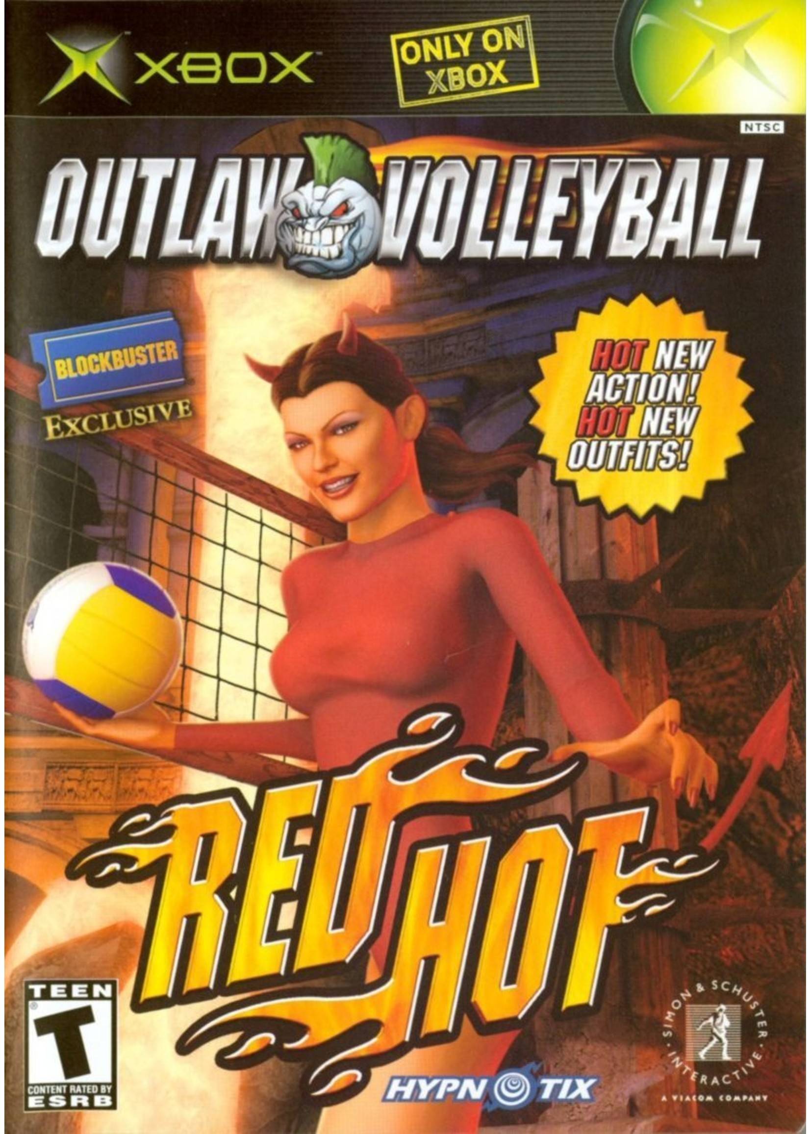Microsoft Xbox Outlaw Volleyball Red Hot