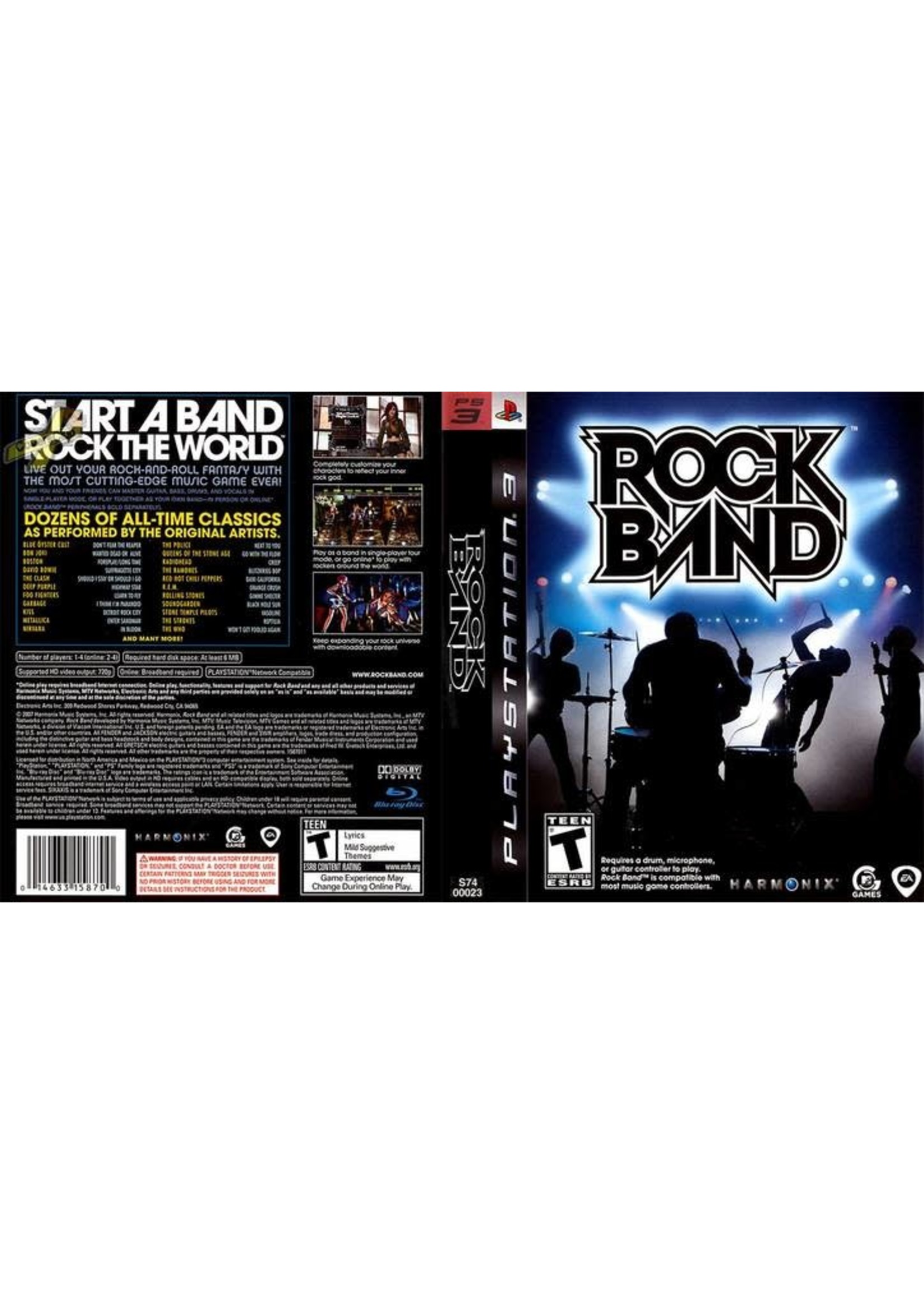 Sony Playstation 3 (PS3) Rock Band