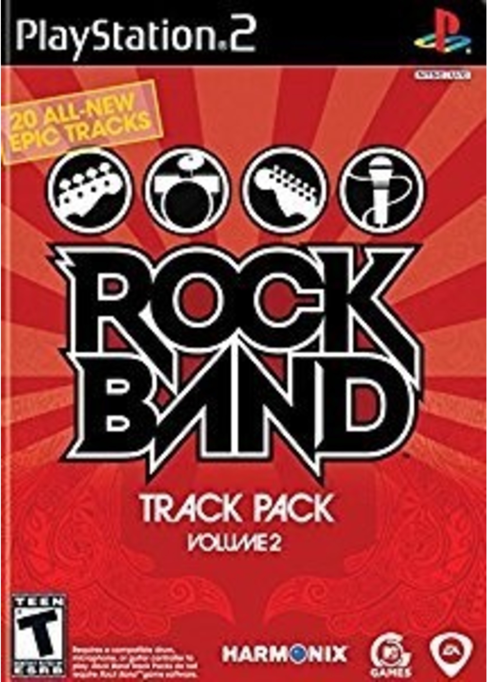 Sony Playstation 2 (PS2) Rock Band Track Pack Volume 2