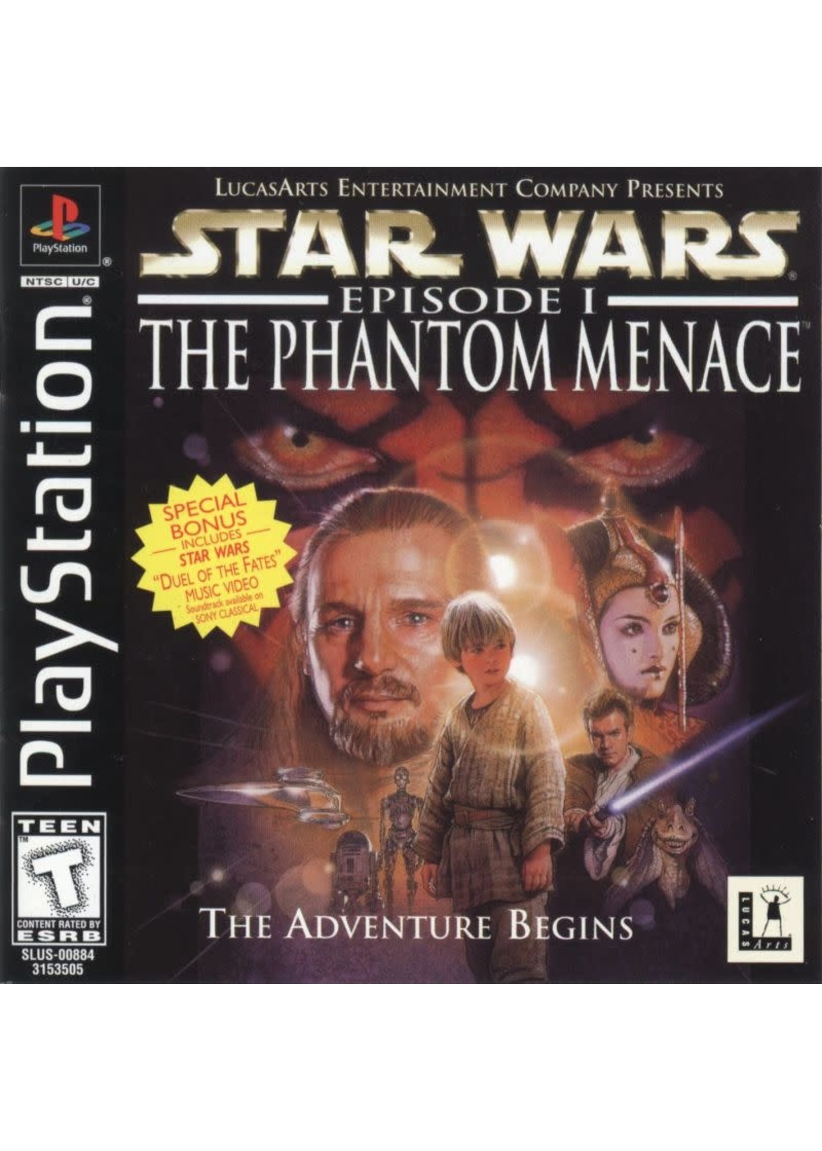 Sony Playstation 1 (PS1) Star Wars Episode I Phantom Menace