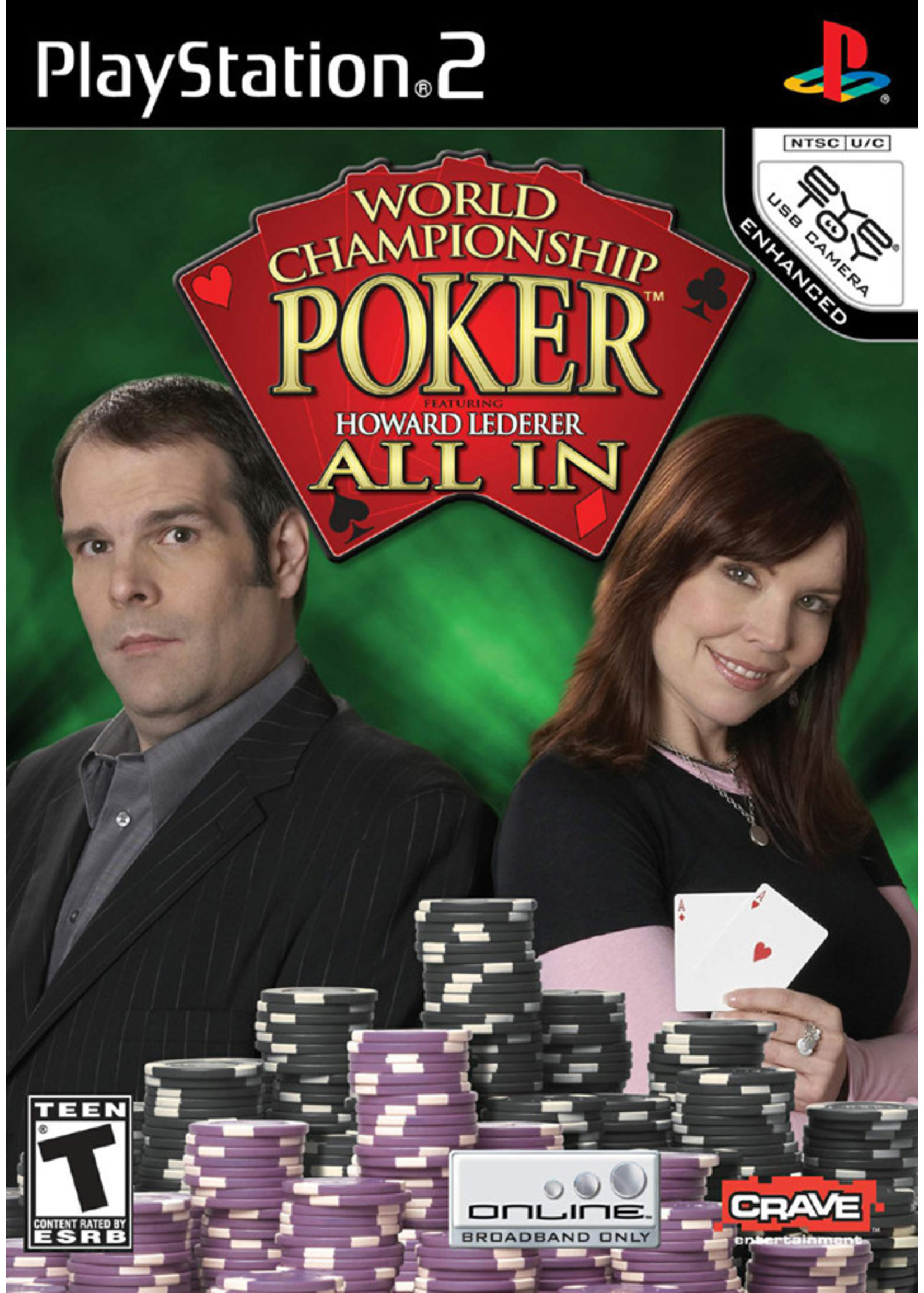 Sony Playstation 2 (PS2) World Championship Poker All In