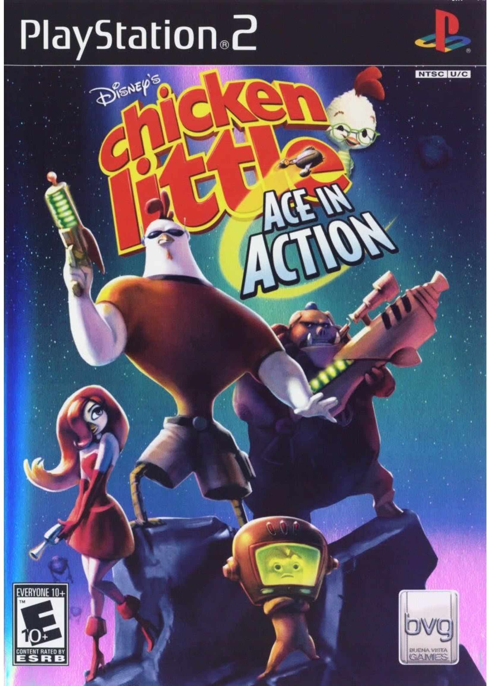 Sony Playstation 2 (PS2) Chicken Little Ace In Action
