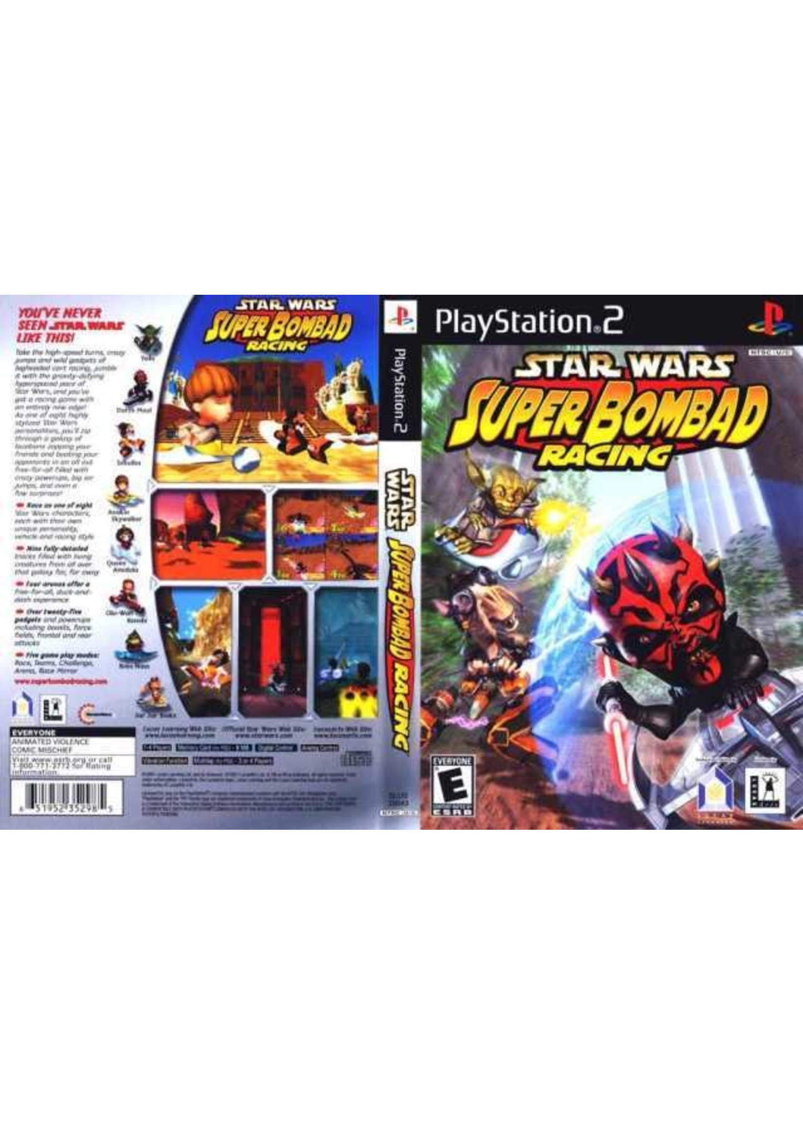 Sony Playstation 2 (PS2) Star Wars Super Bombad Racing