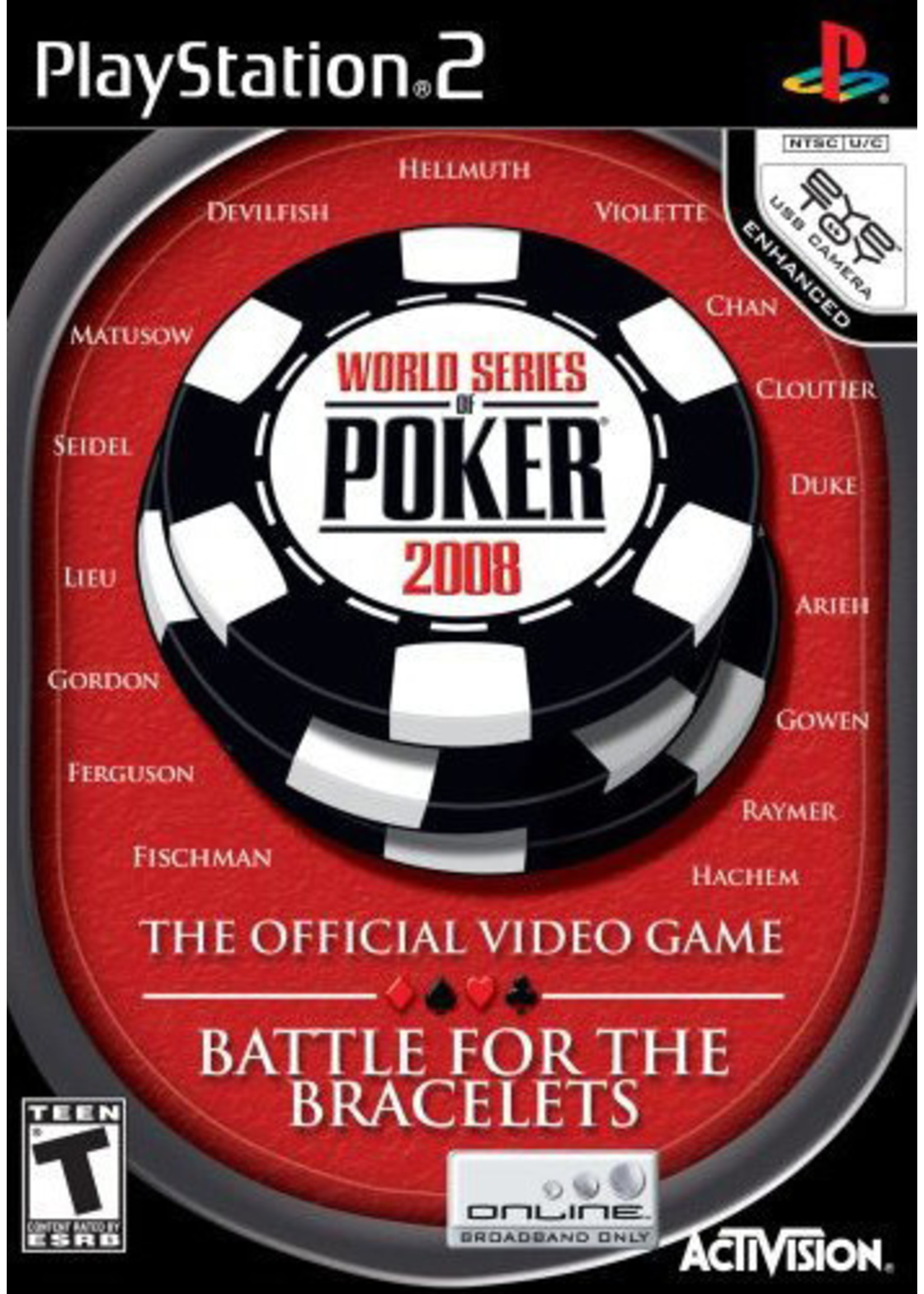Sony Playstation 2 (PS2) World Series Of Poker 2008