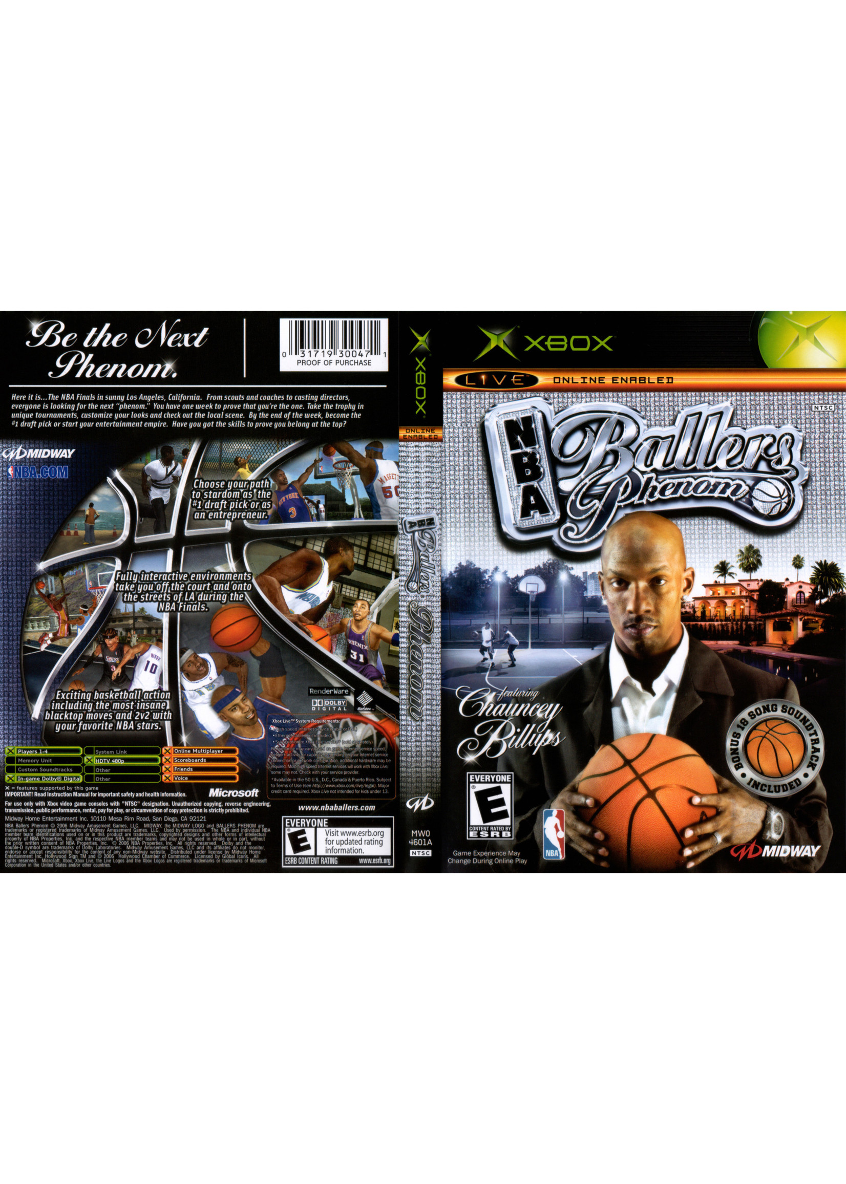 Microsoft Xbox NBA Ballers Phenom