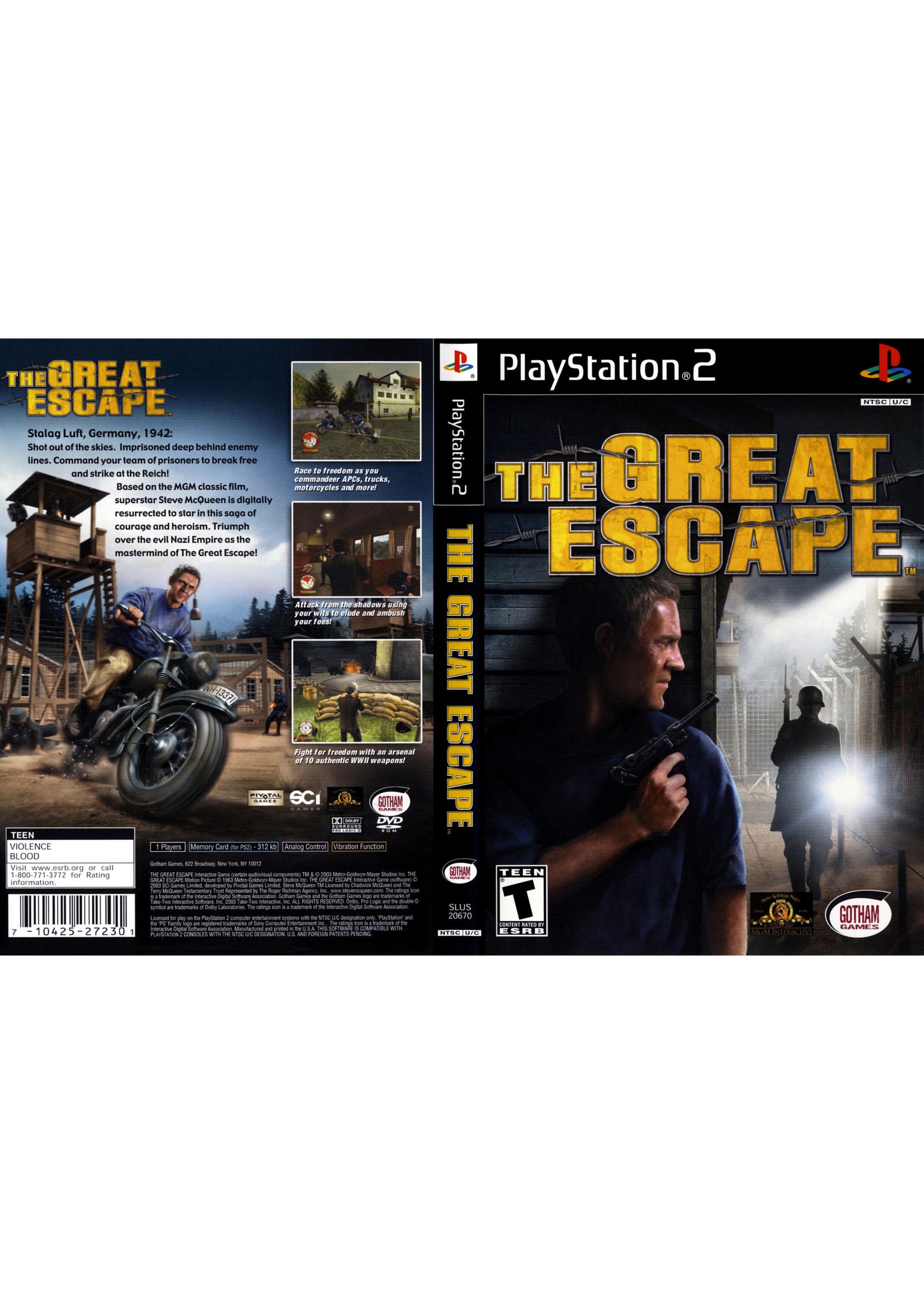 Sony Playstation 2 (PS2) Great Escape