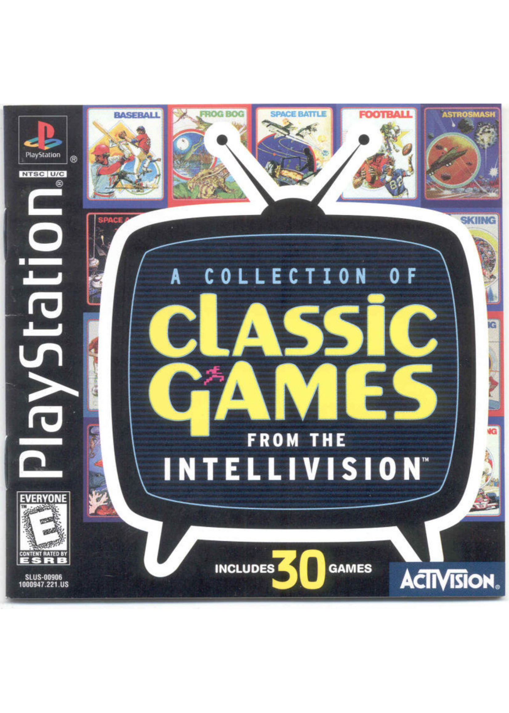Sony Playstation 1 (PS1) Intellivision Classic Games