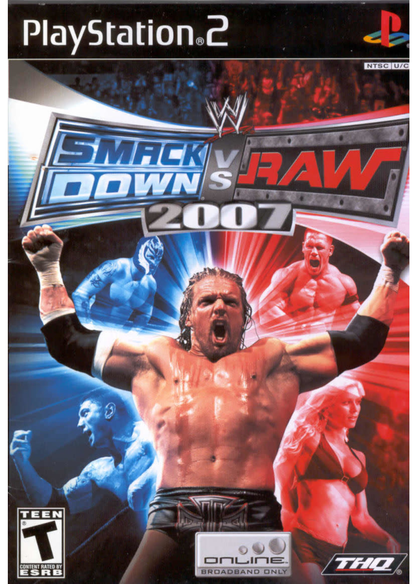 Sony Playstation 2 (PS2) WWE Smackdown vs. Raw 2007