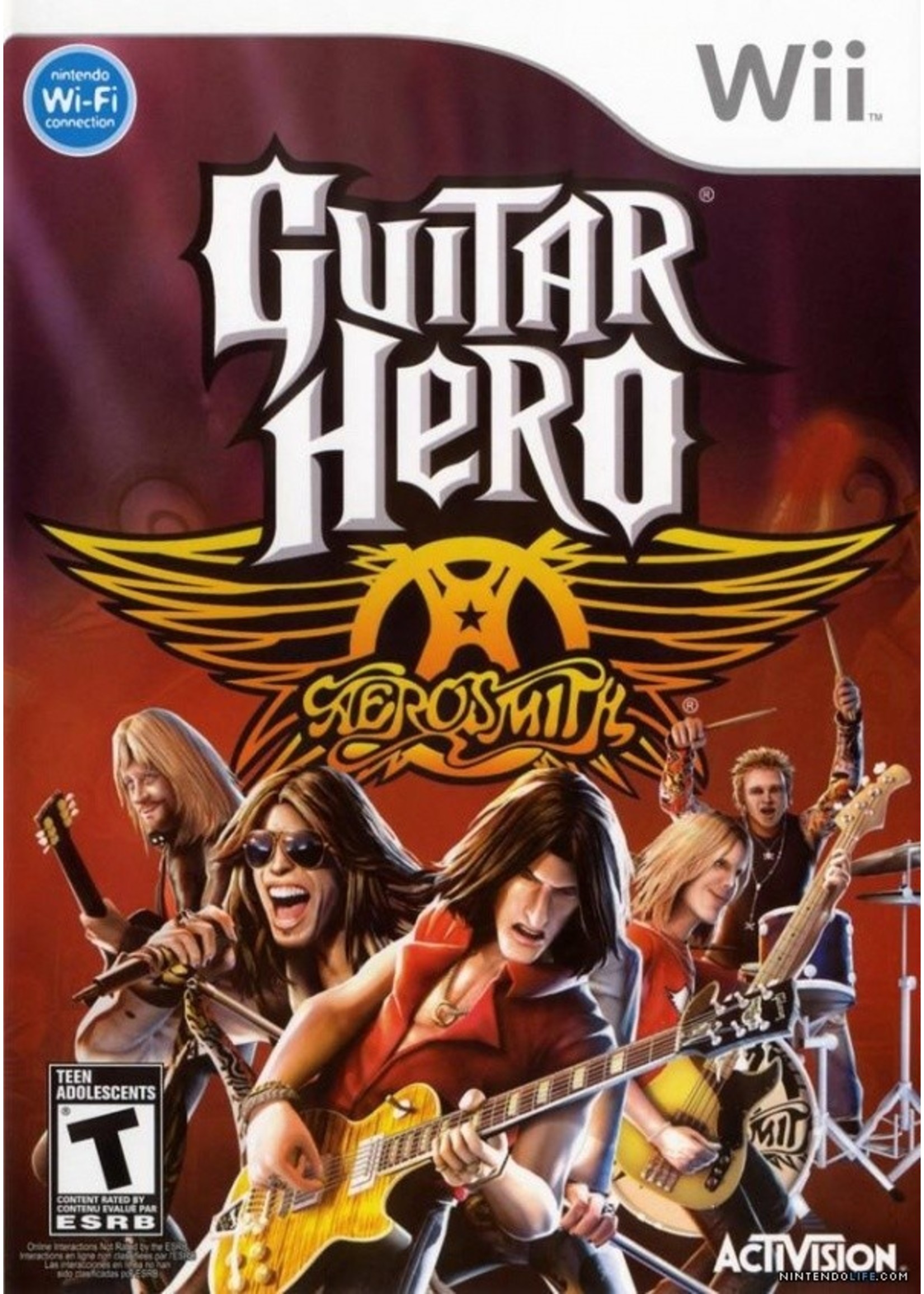 Nintendo Wii Guitar Hero Aerosmith