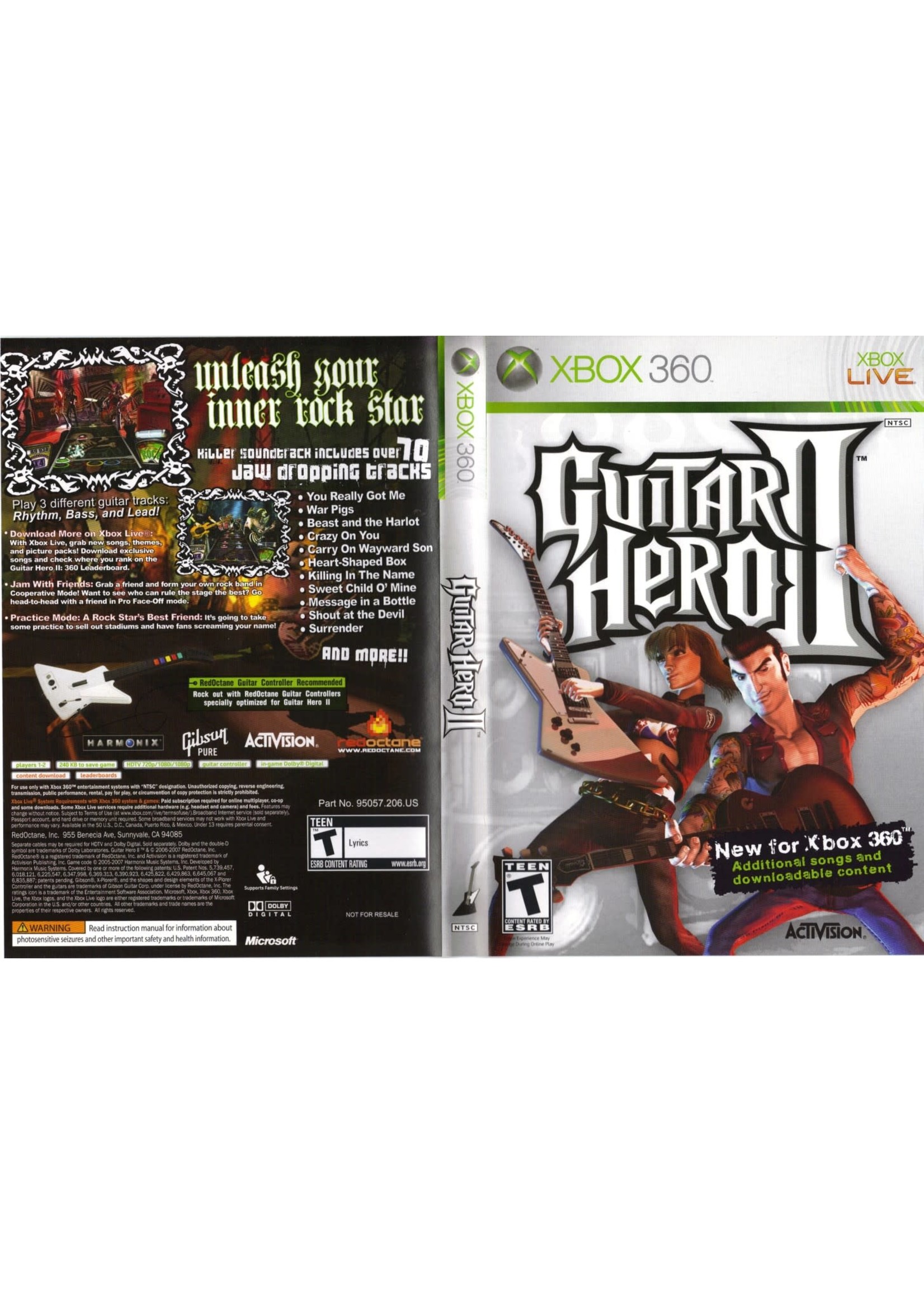 Microsoft Xbox 360 Guitar Hero II