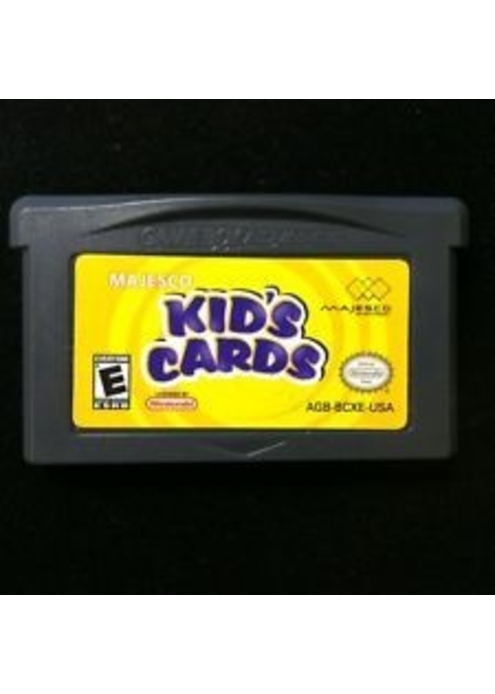 Nintendo Gameboy Advance Kid's Cards