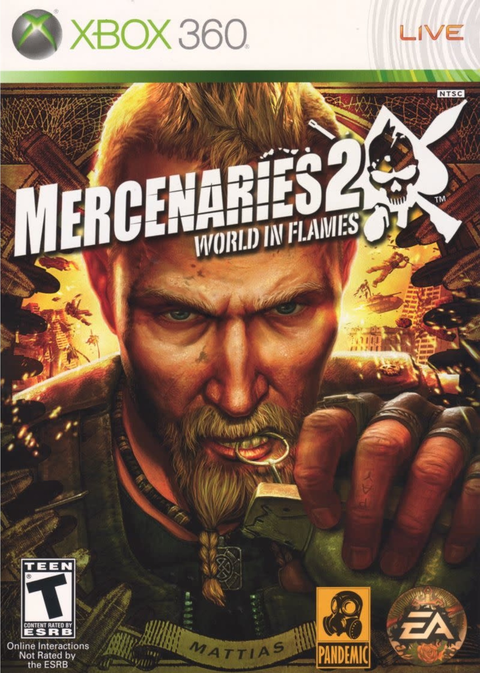 Microsoft Xbox 360 Mercenaries 2 World in Flames