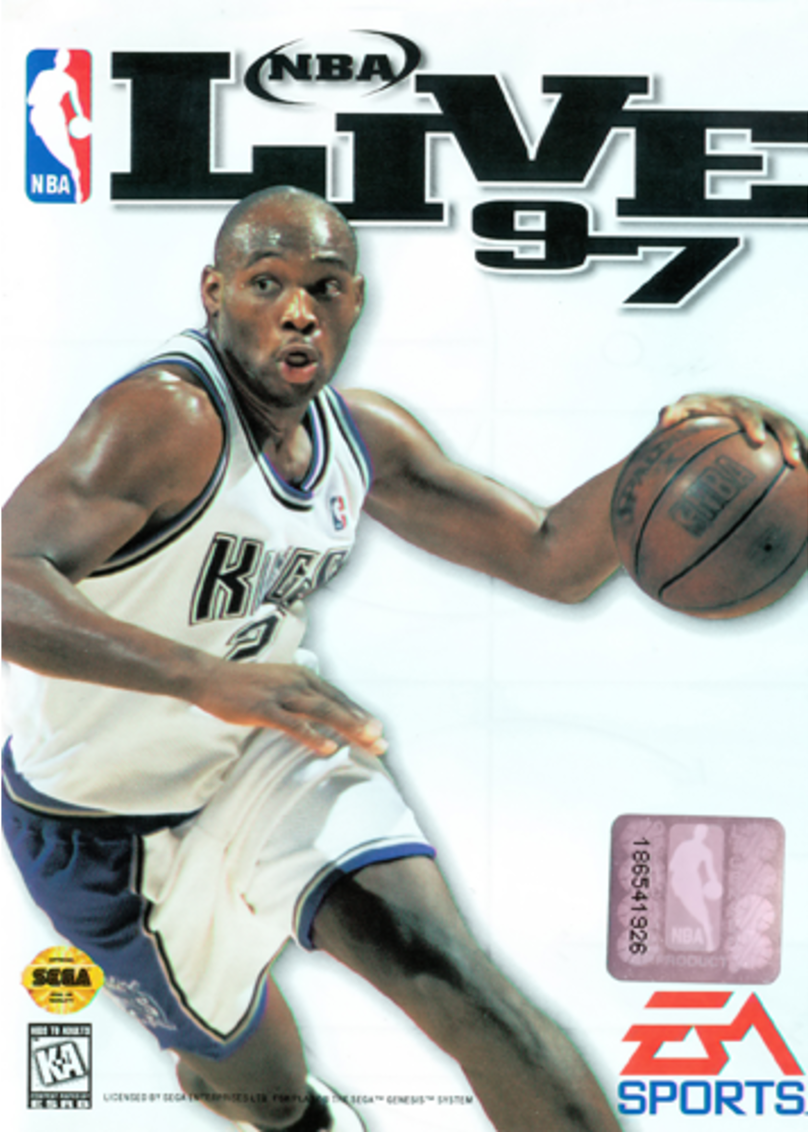Sega Genesis NBA Live 97