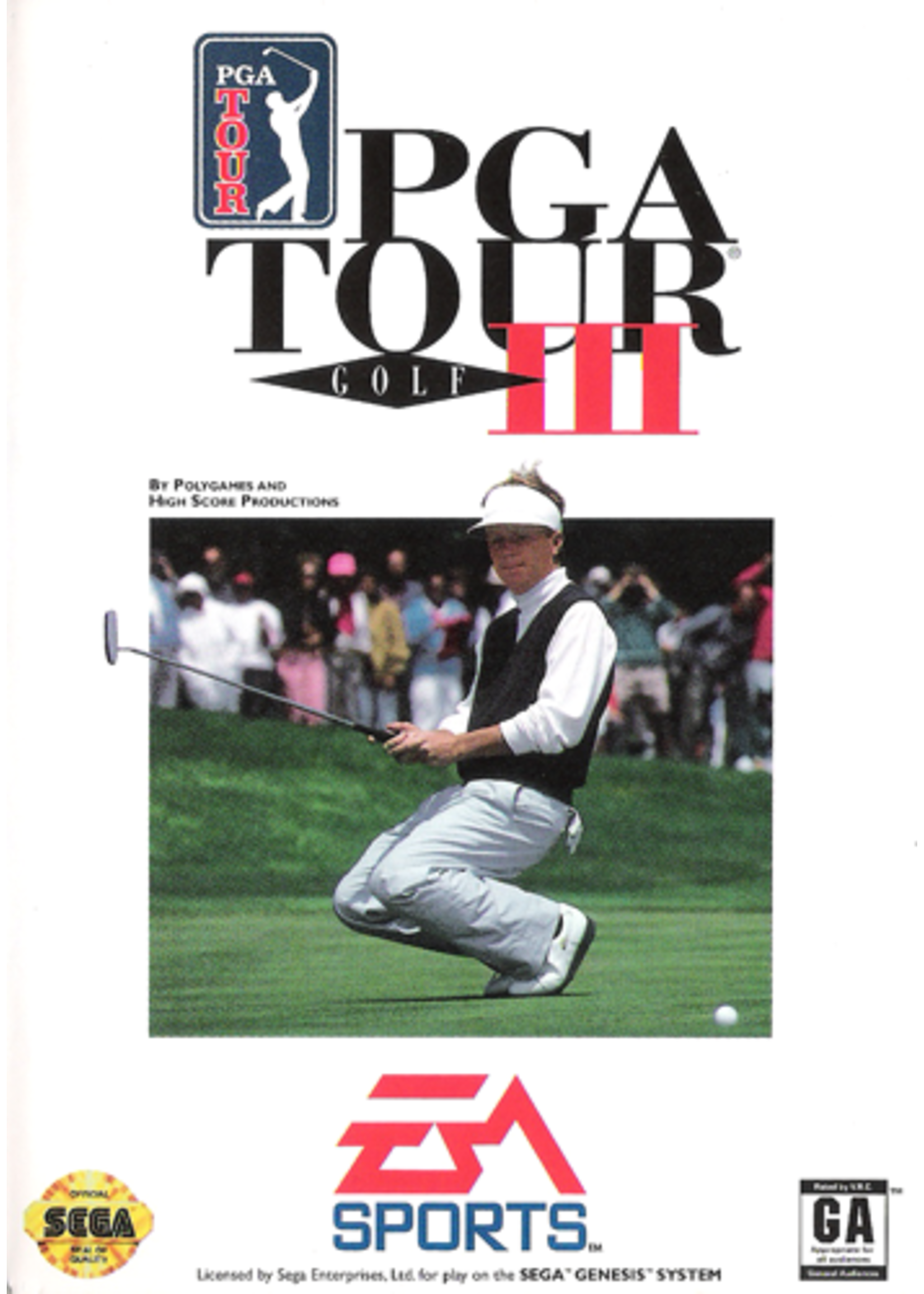 Sega Genesis PGA Tour Golf 3