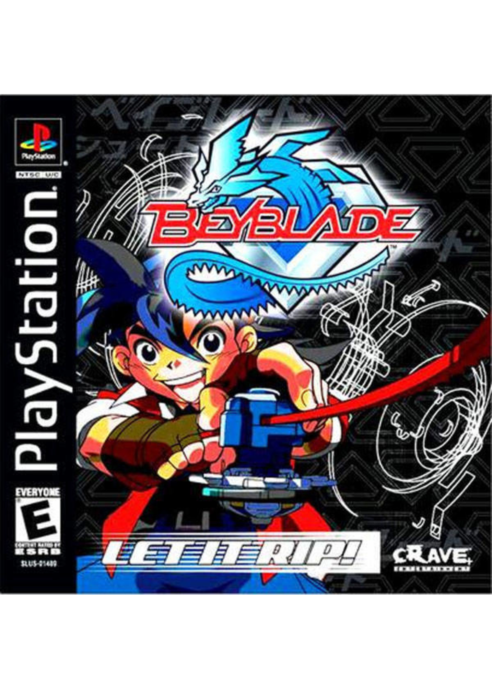 Sony Playstation 1 (PS1) Beyblade Let It Rip