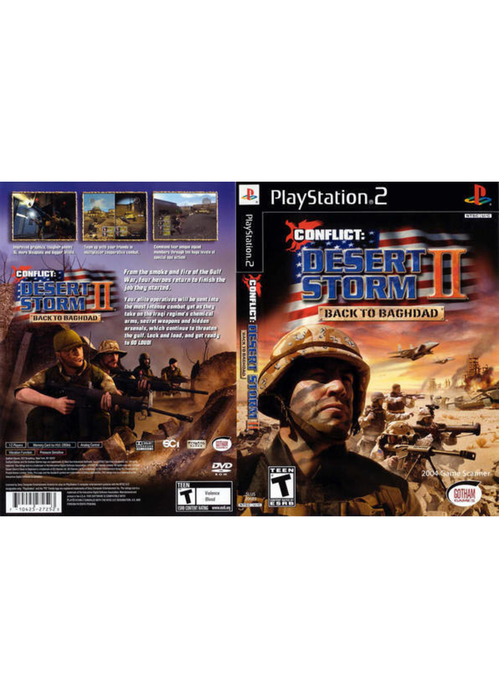 Sony Playstation 2 (PS2) Conflict Desert Storm 2