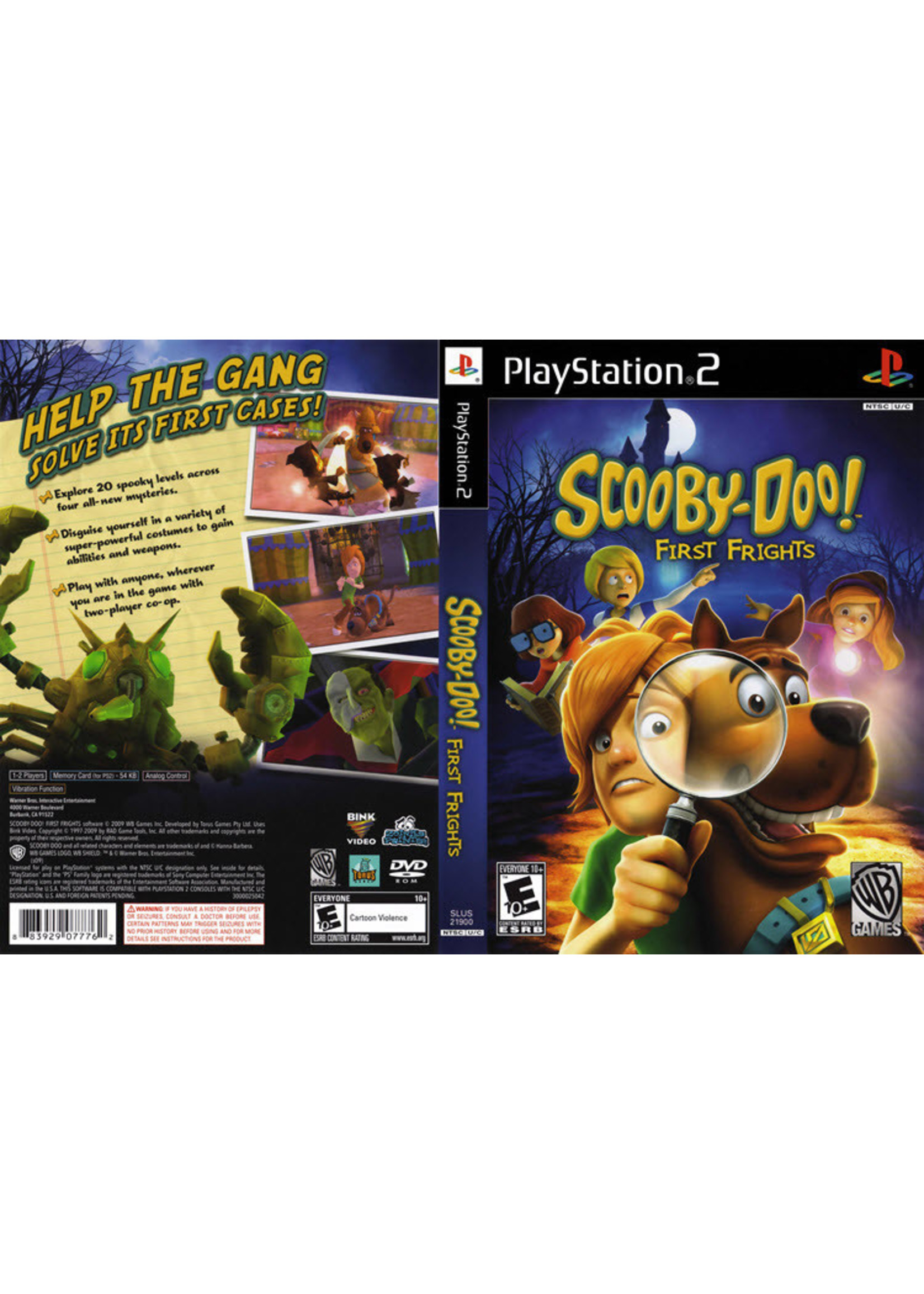 Sony Playstation 2 (PS2) Scooby-Doo! First Frights