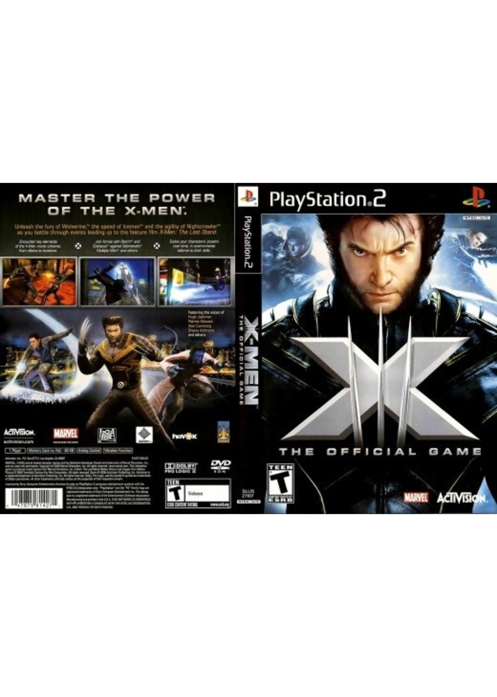 Sony Playstation 2 (PS2) X-Men X3 The Official Game
