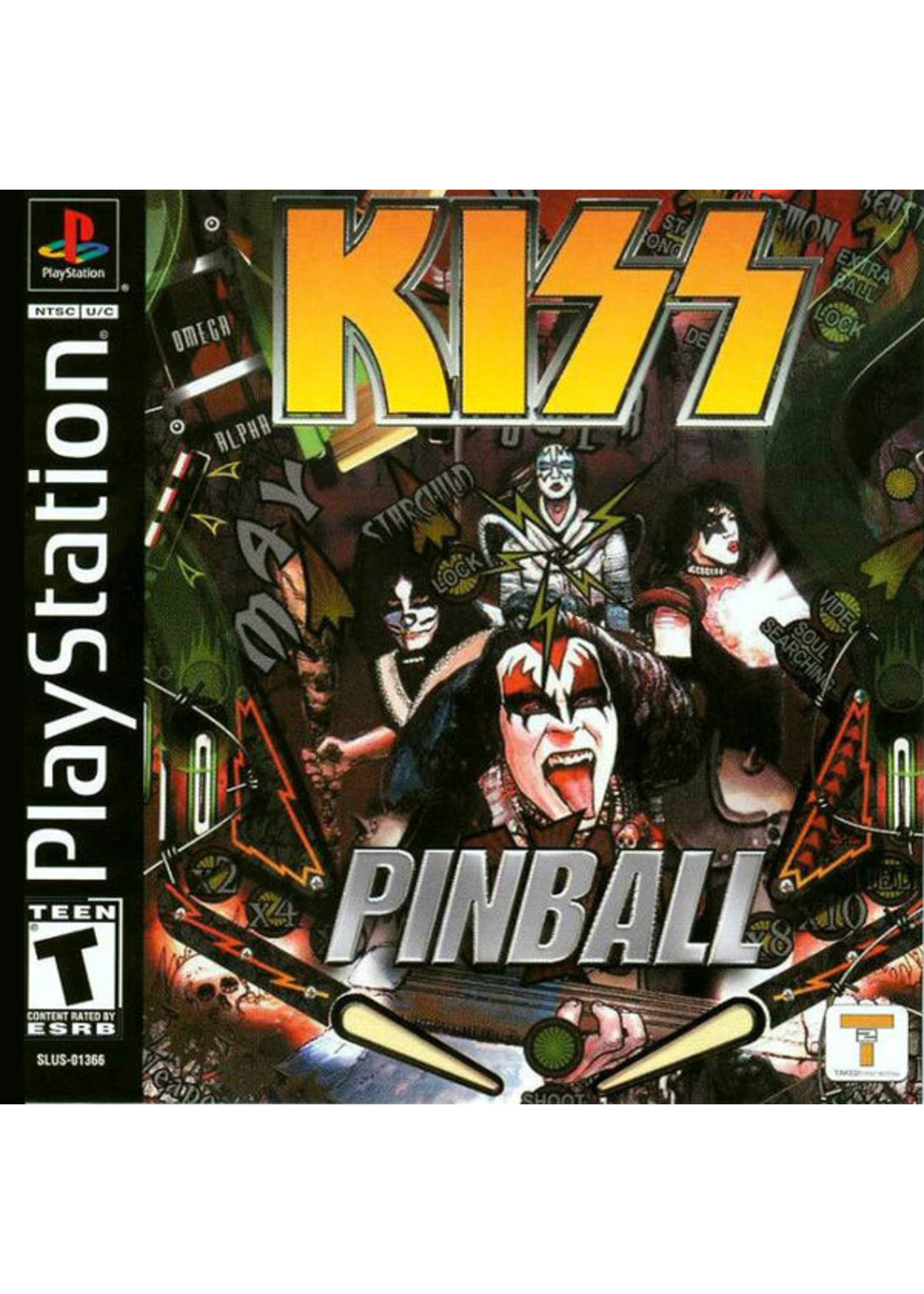 Sony Playstation 1 (PS1) Kiss Pinball