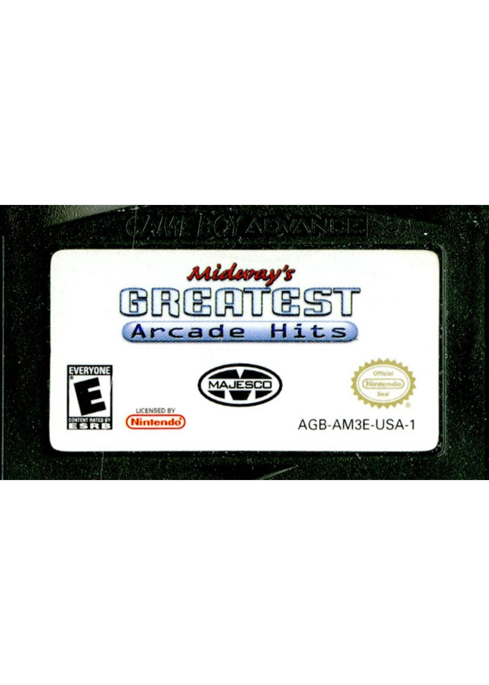 Nintendo Gameboy Advance Midway's Greatest Arcade Hits