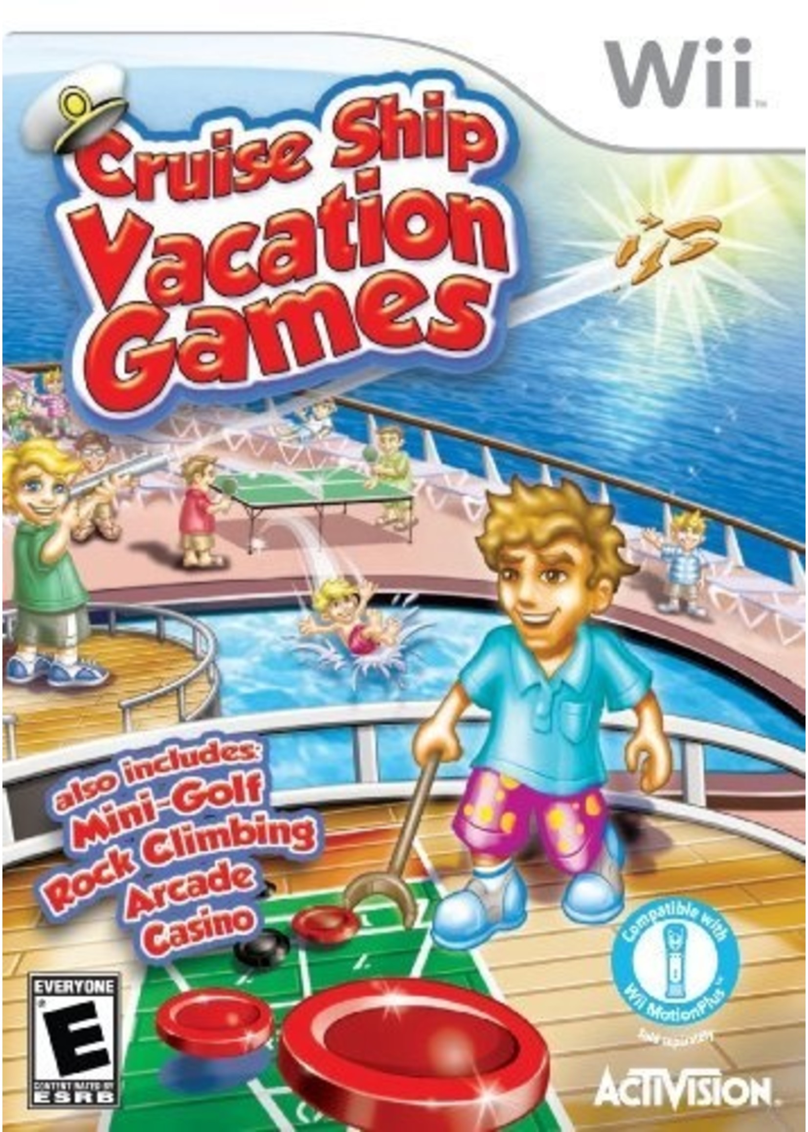 Nintendo Wii Cruise Ship Vacation Games