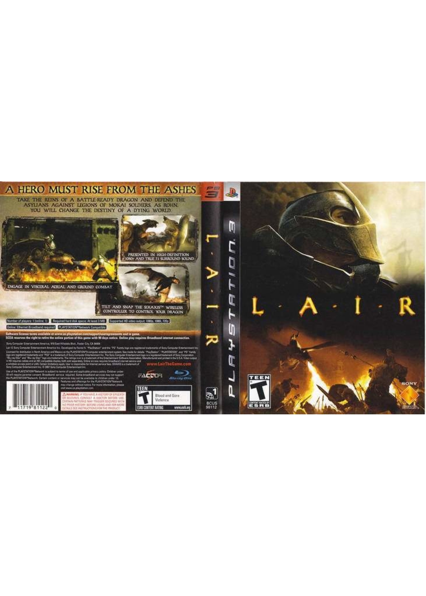 Sony Playstation 3 (PS3) Lair