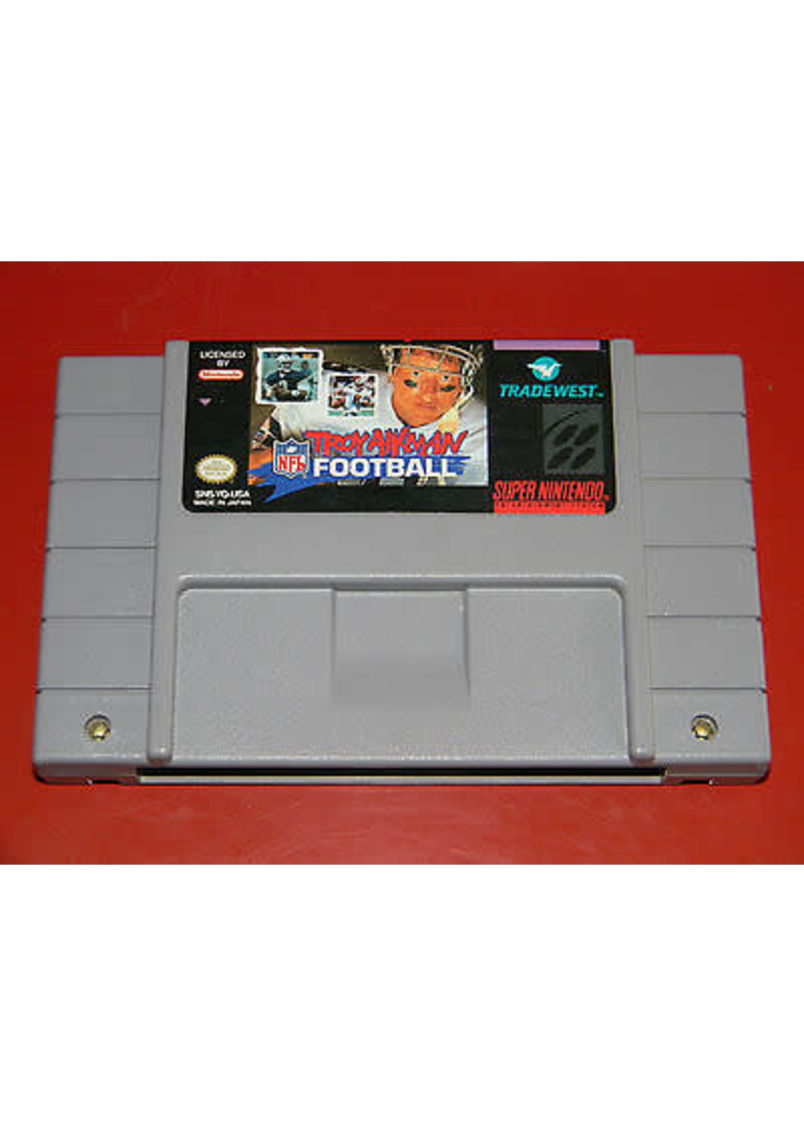 Nintendo Super Nintendo (SNES) Troy Aikman NFL Football
