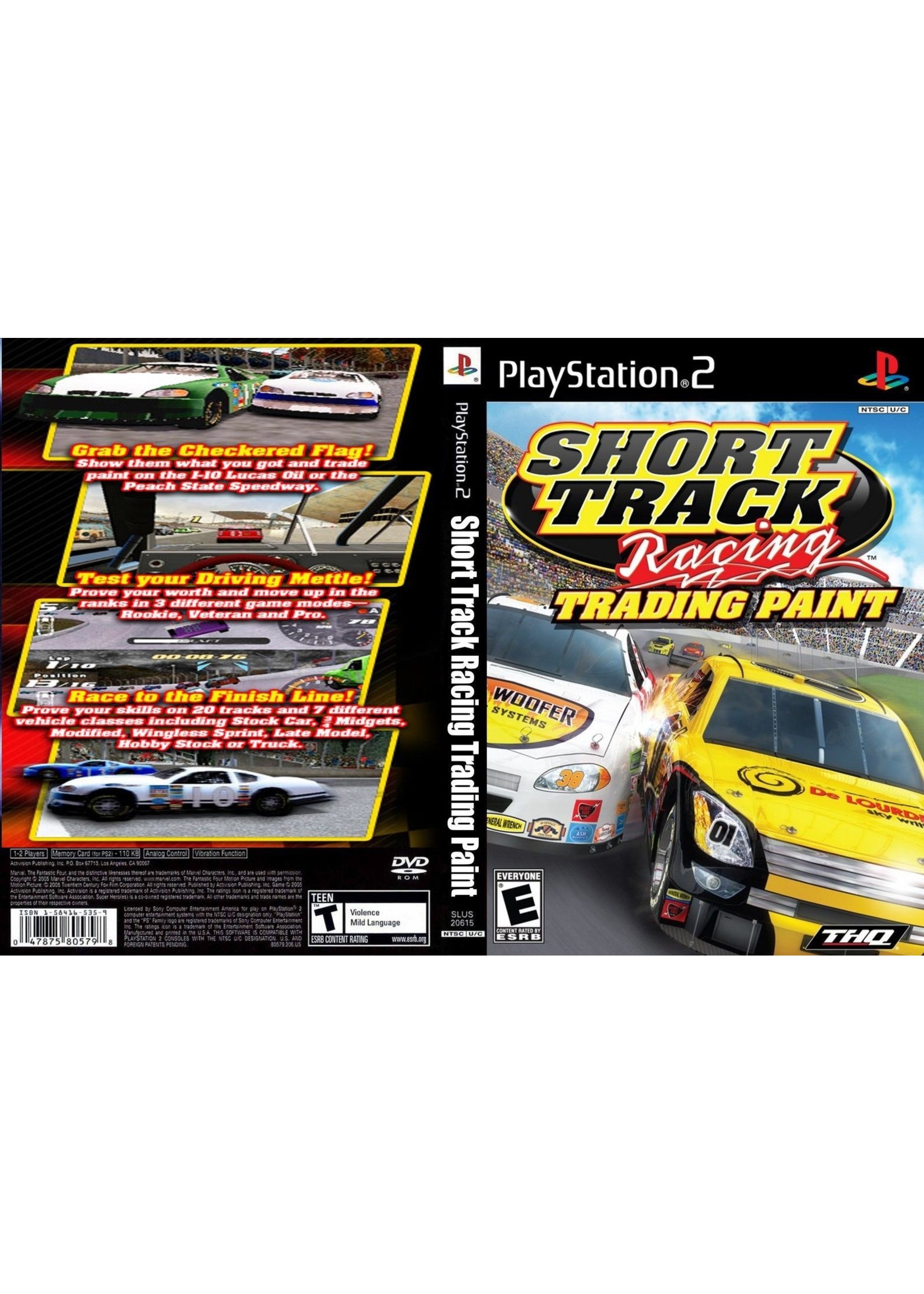 Sony Playstation 2 (PS2) Short Track Racing