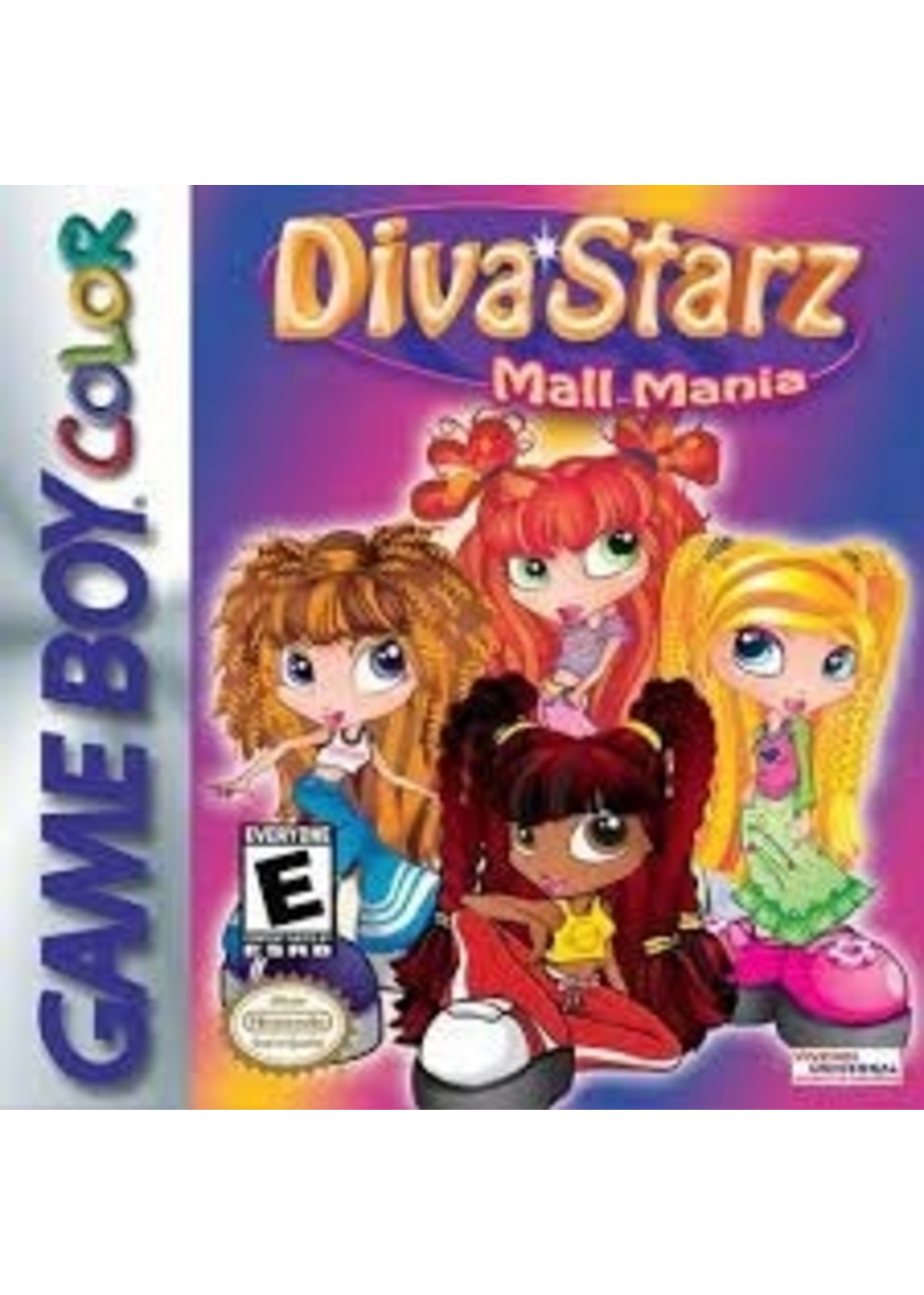 Nintendo Gameboy Color Diva Starz Mall Mania