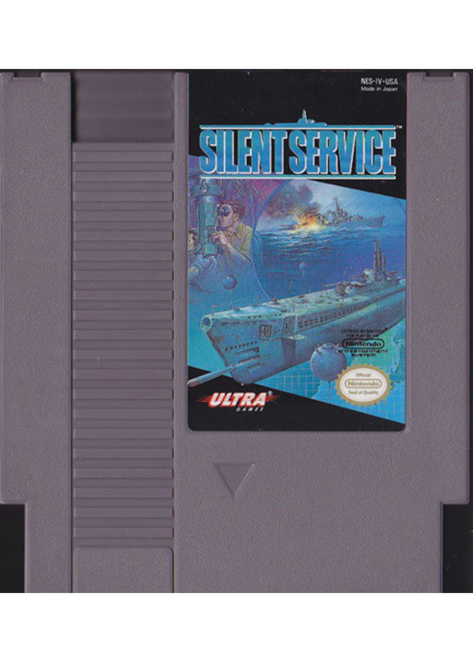 Nintendo (NES) Silent Service W/Manual