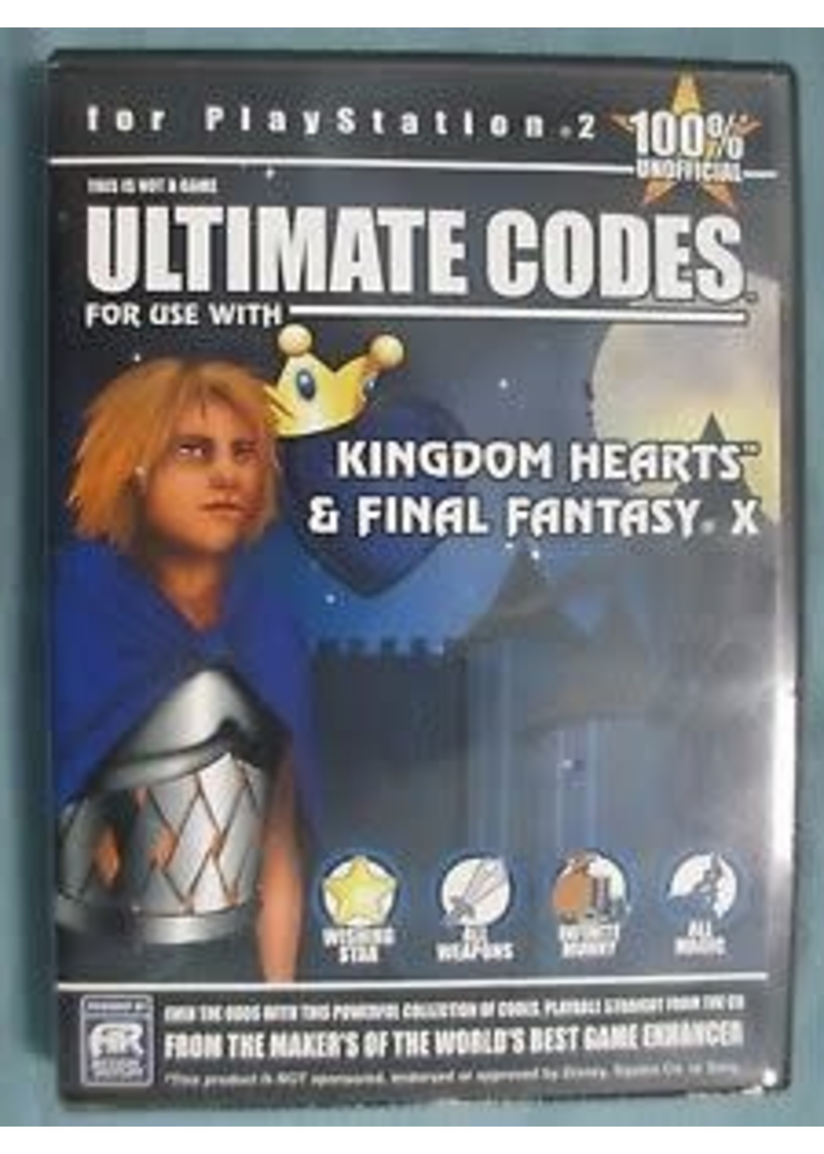 Sony Playstation 2 (PS2) Ultimate Codes:  Kingdom Hearts & Final Fantasy X