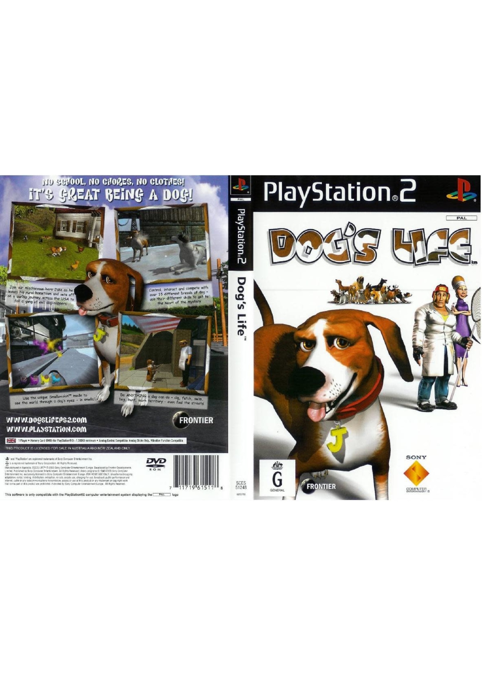 Sony Playstation 2 (PS2) Dog's Life