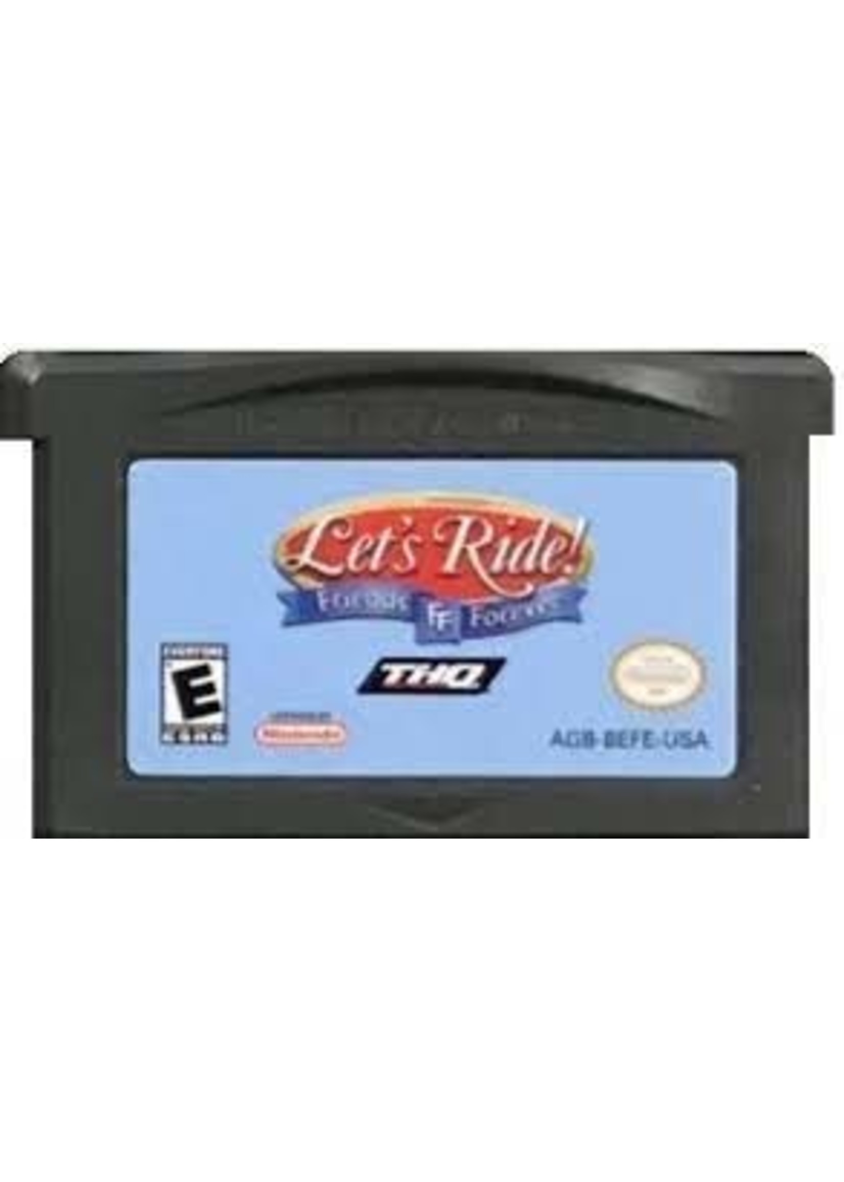 Nintendo Gameboy Advance Let's Ride Friends Forever