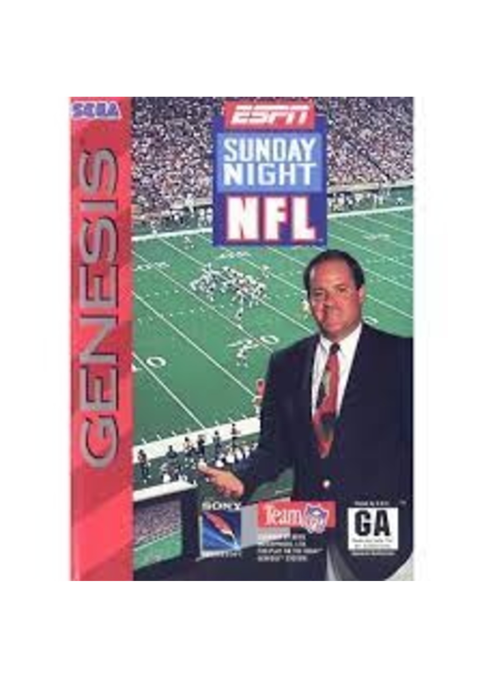 Sega Genesis ESPN Sunday Night NFL