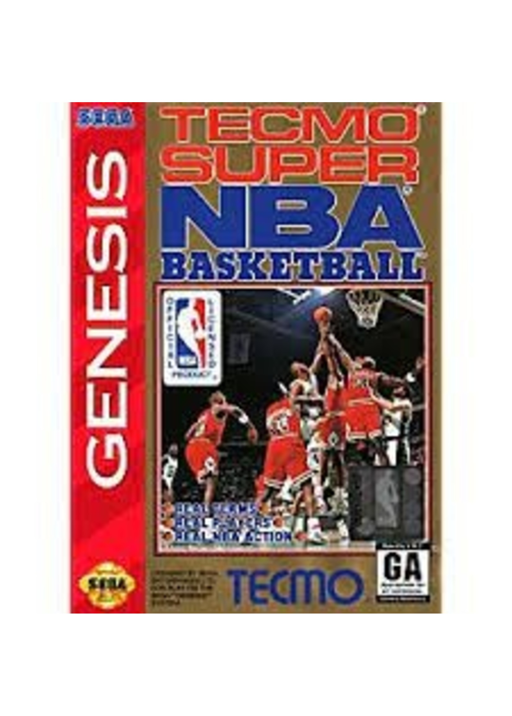 Sega Genesis Tecmo Super NBA Basketball