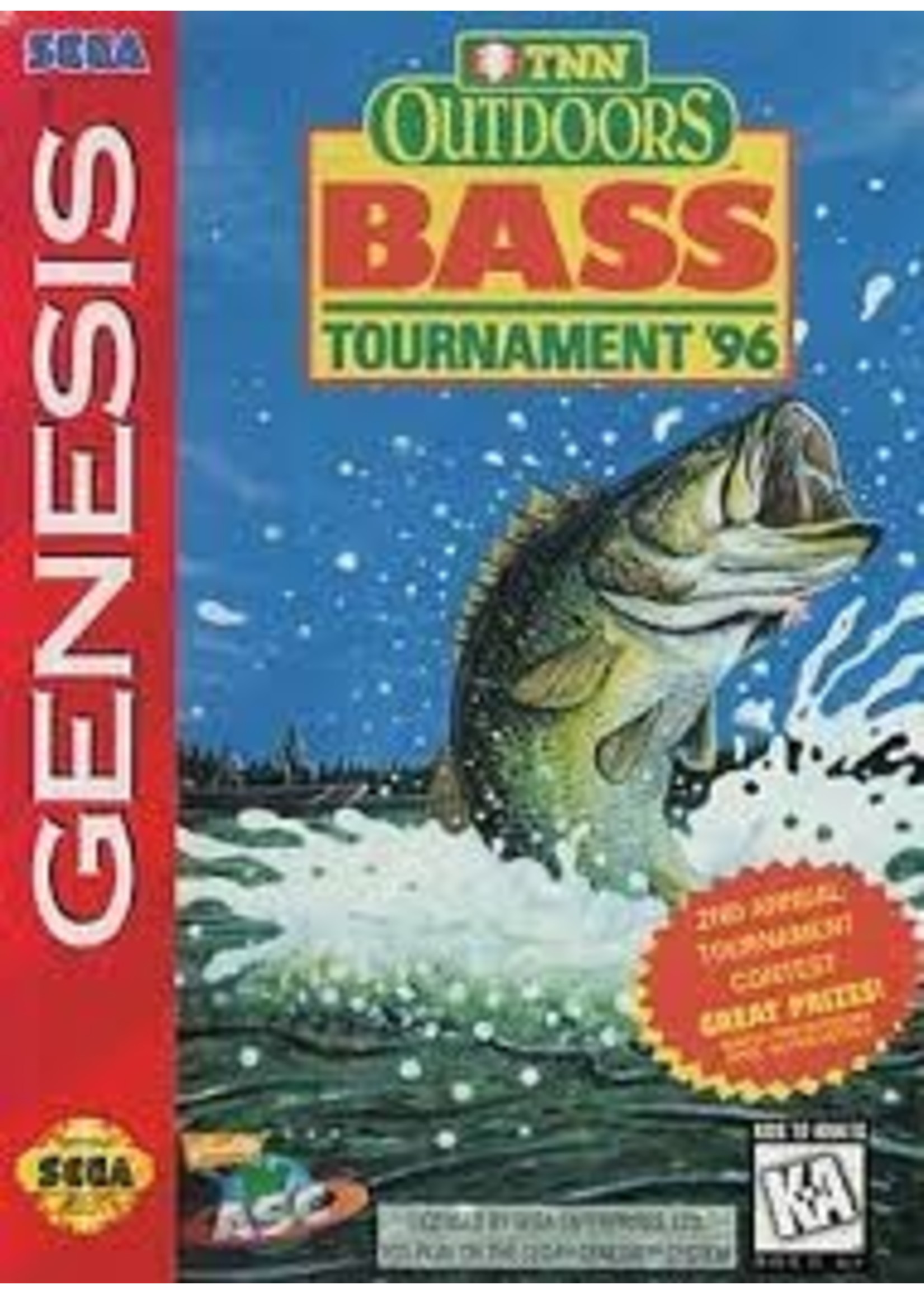 Sega Genesis TNN Outdoors Bass Tournament '96