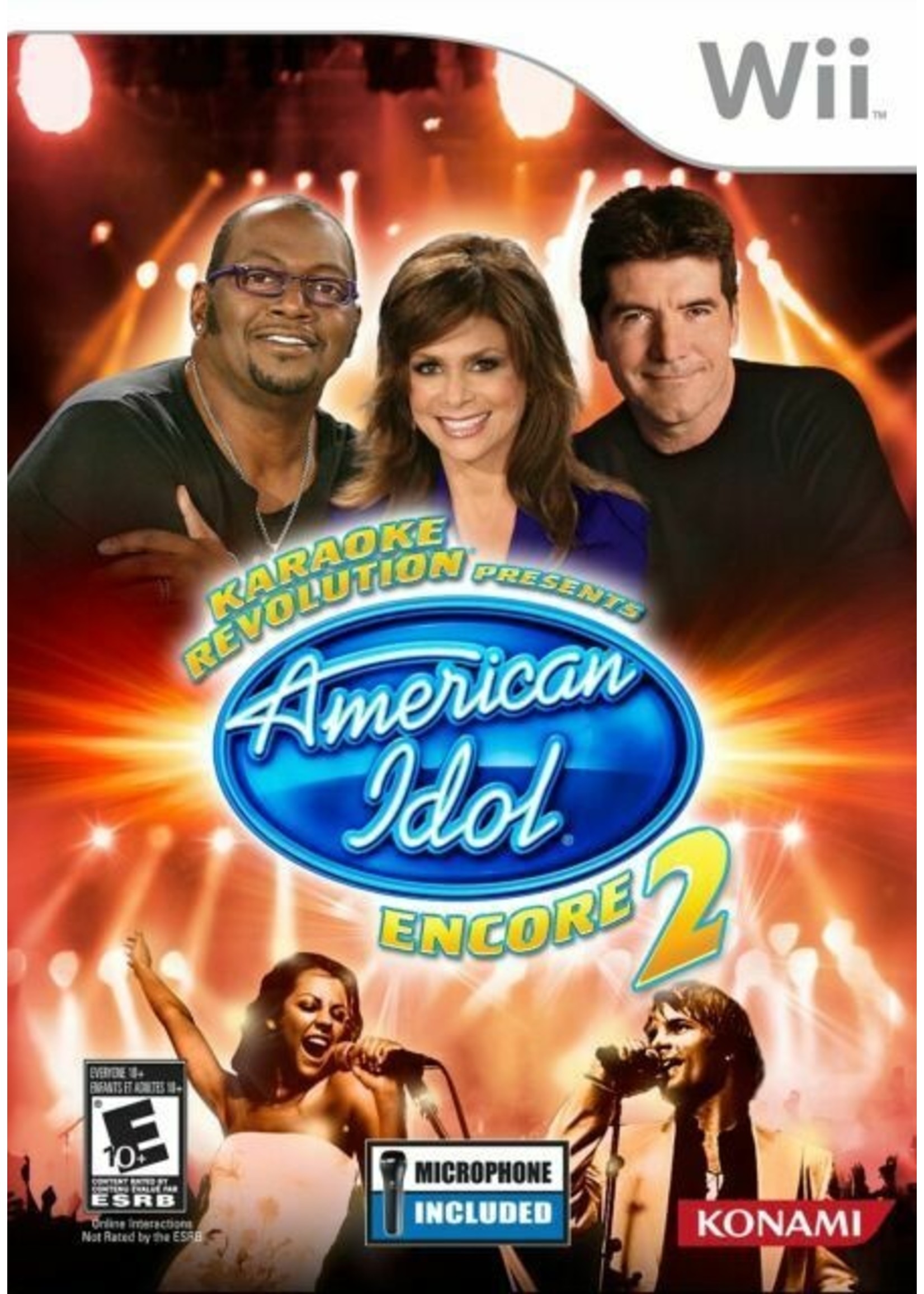 Nintendo Wii Karaoke Revolution American Idol Encore 2