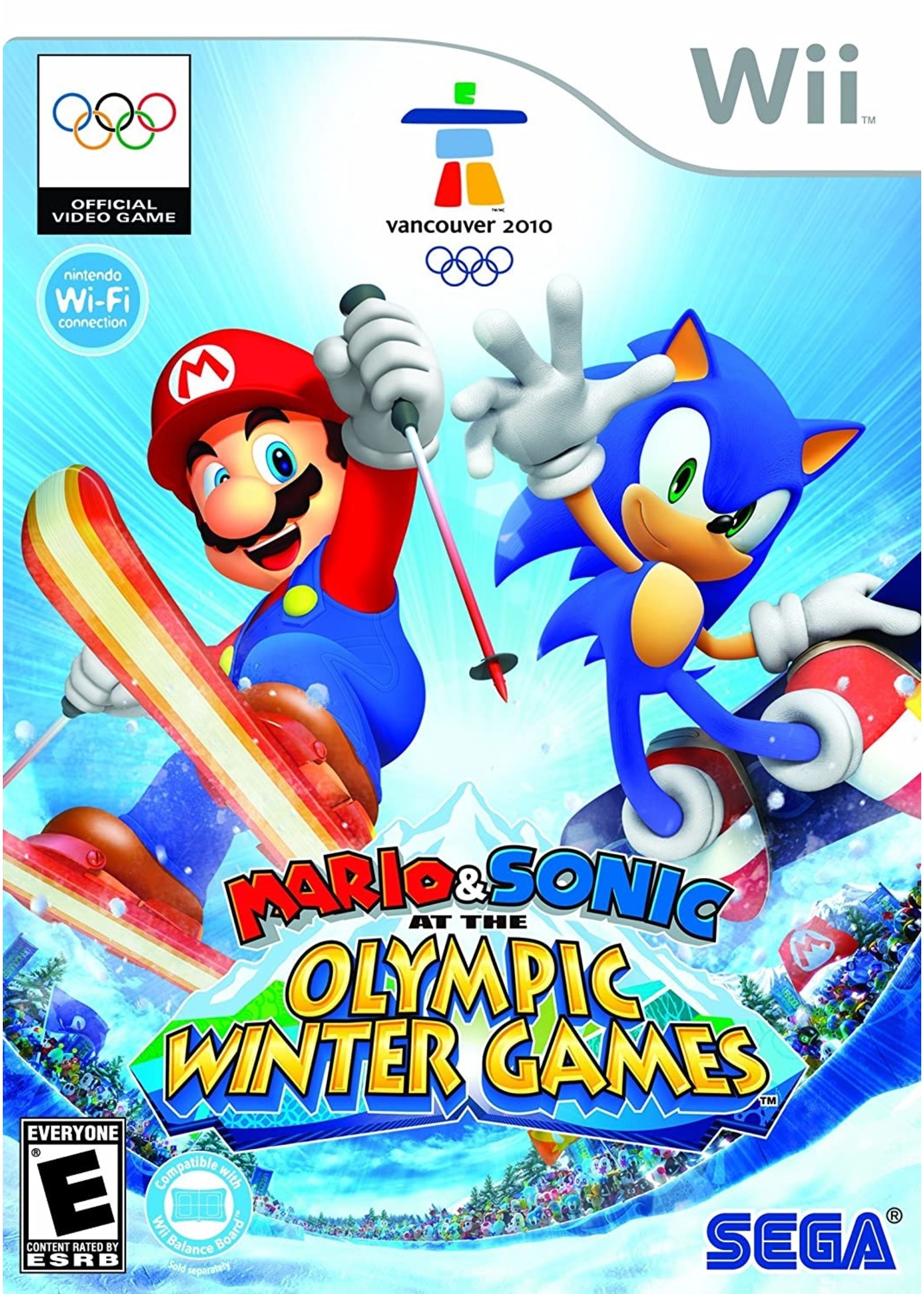 Nintendo Wii Mario and Sonic Olympic Winter Games