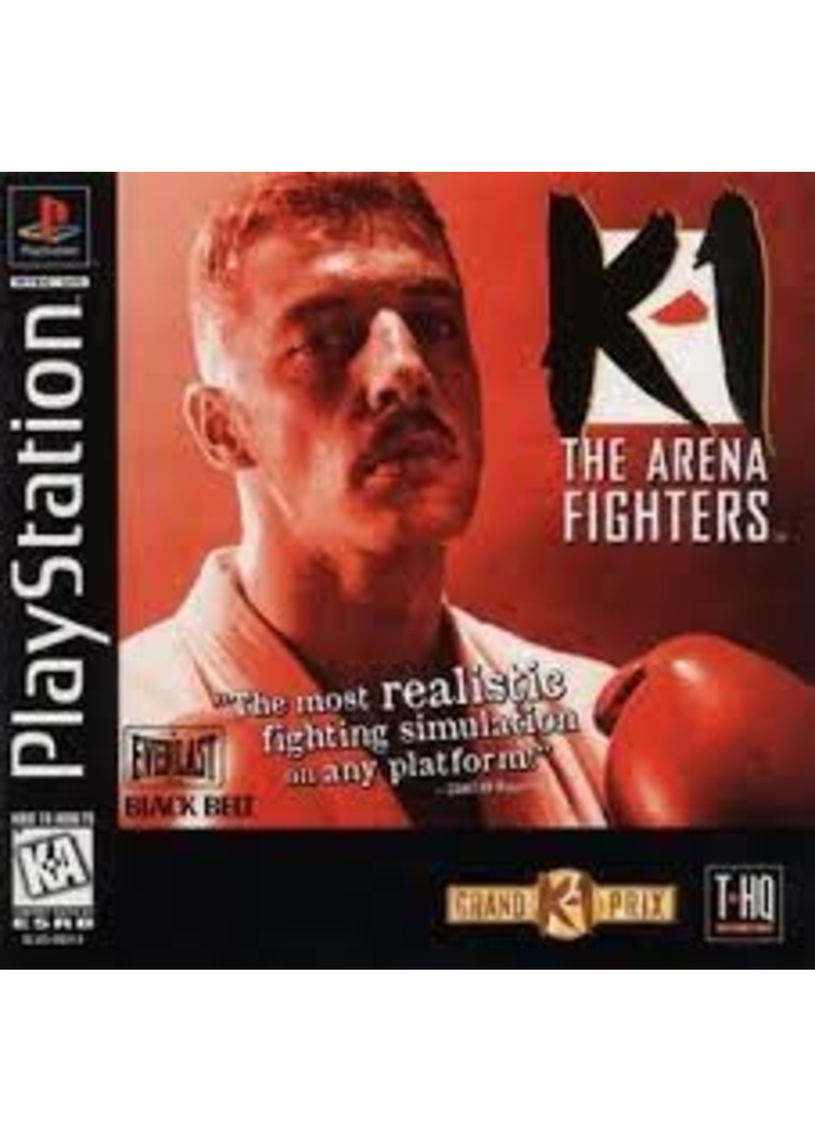 Sony Playstation 1 (PS1) K-1 the Arena Fighters
